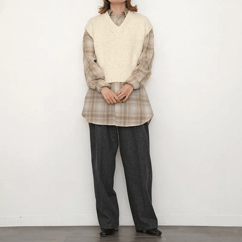 THE SHINZONE】シーズンボトムWOOL FLANNEL TOMBOY PANTS｜THIRTY' THIRTY'