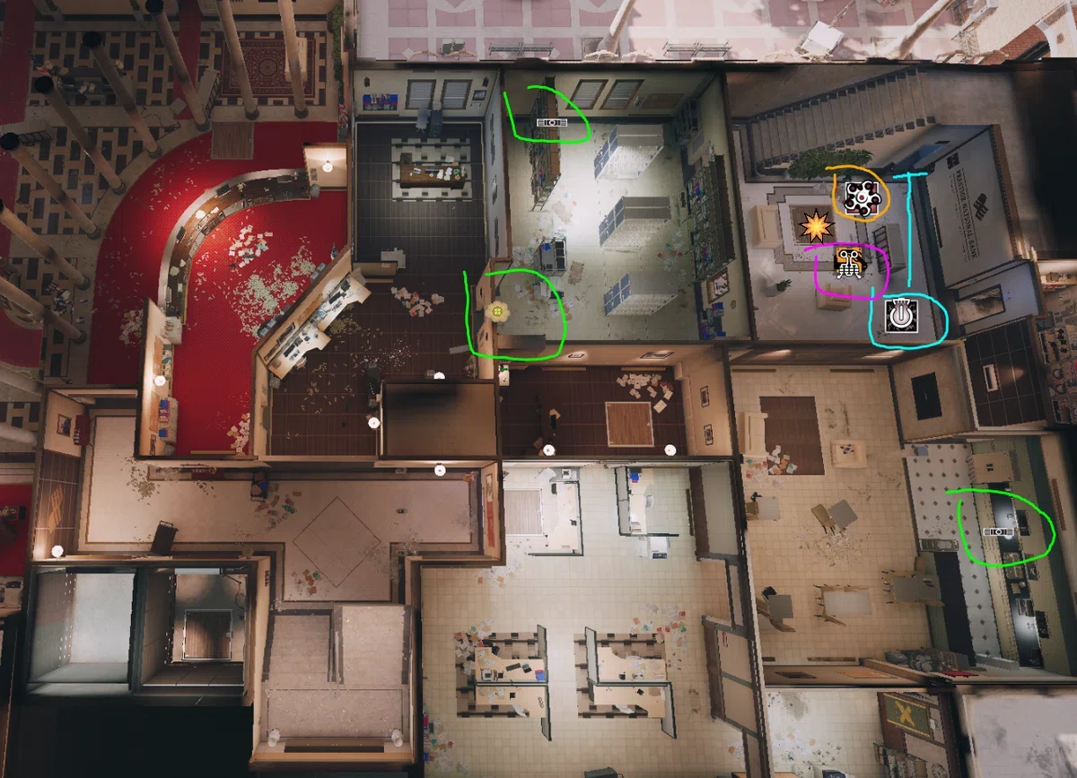 R6S e-Textbook MapKnowledge Attack Bank-Basement｜okomesh