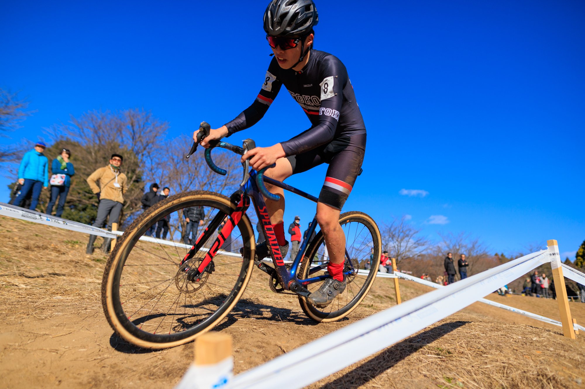 シクロクロスシーズン前にTEAM PRO シフター ブラック 第30回全日本自転車競技選手権大会シクロクロス｜野嵜然新