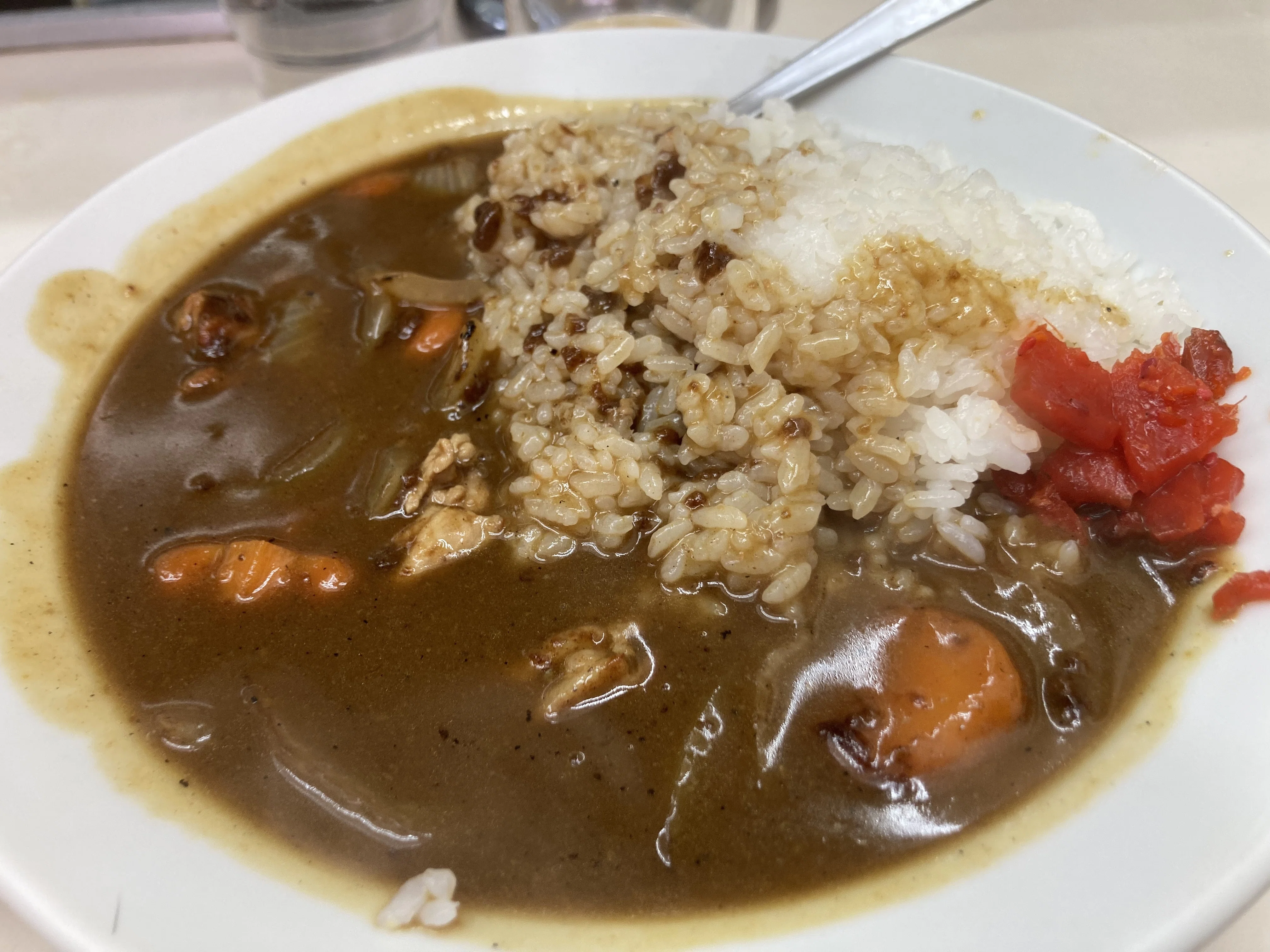 懸命に働く宮ノ前「永新」で町中華カレー🍛｜野猿（やえん）