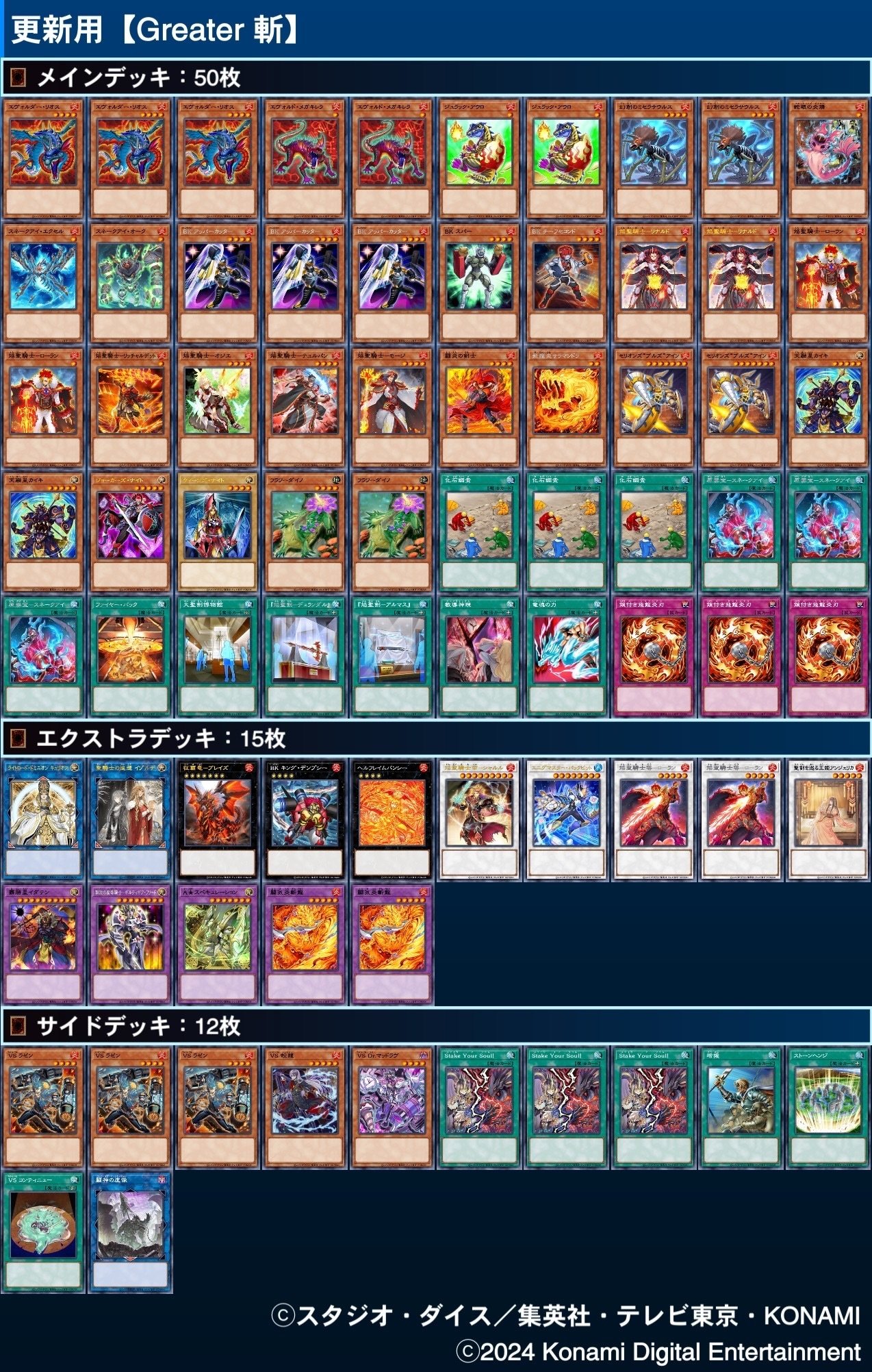 帯衣青蓮 今年のデッキ2024 -スタンダード編-【遊戯王マスターデュエル