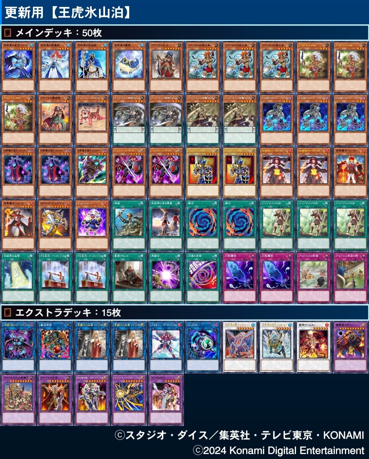 帯衣青蓮 今年のデッキ2024 -スタンダード編-【遊戯王マスターデュエル