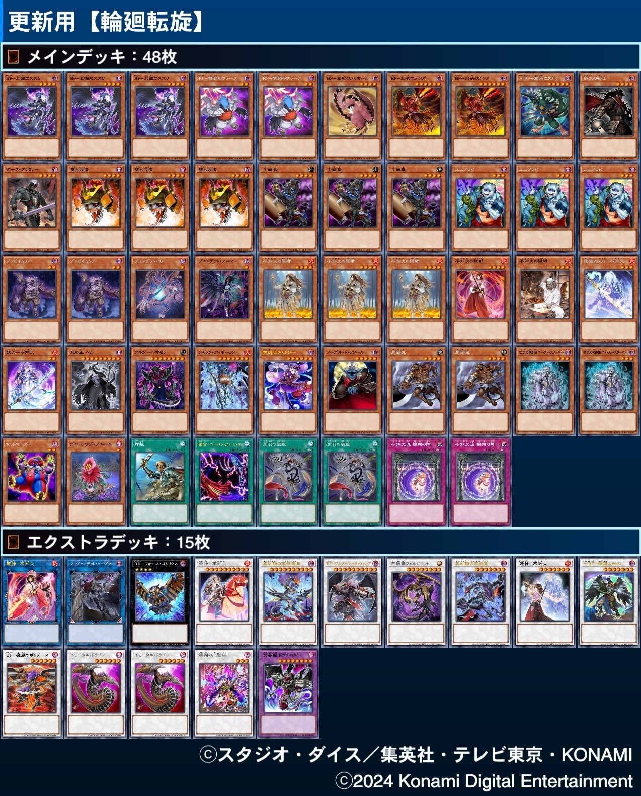 帯衣青蓮 今年のデッキ2024 -スタンダード編-【遊戯王マスターデュエル