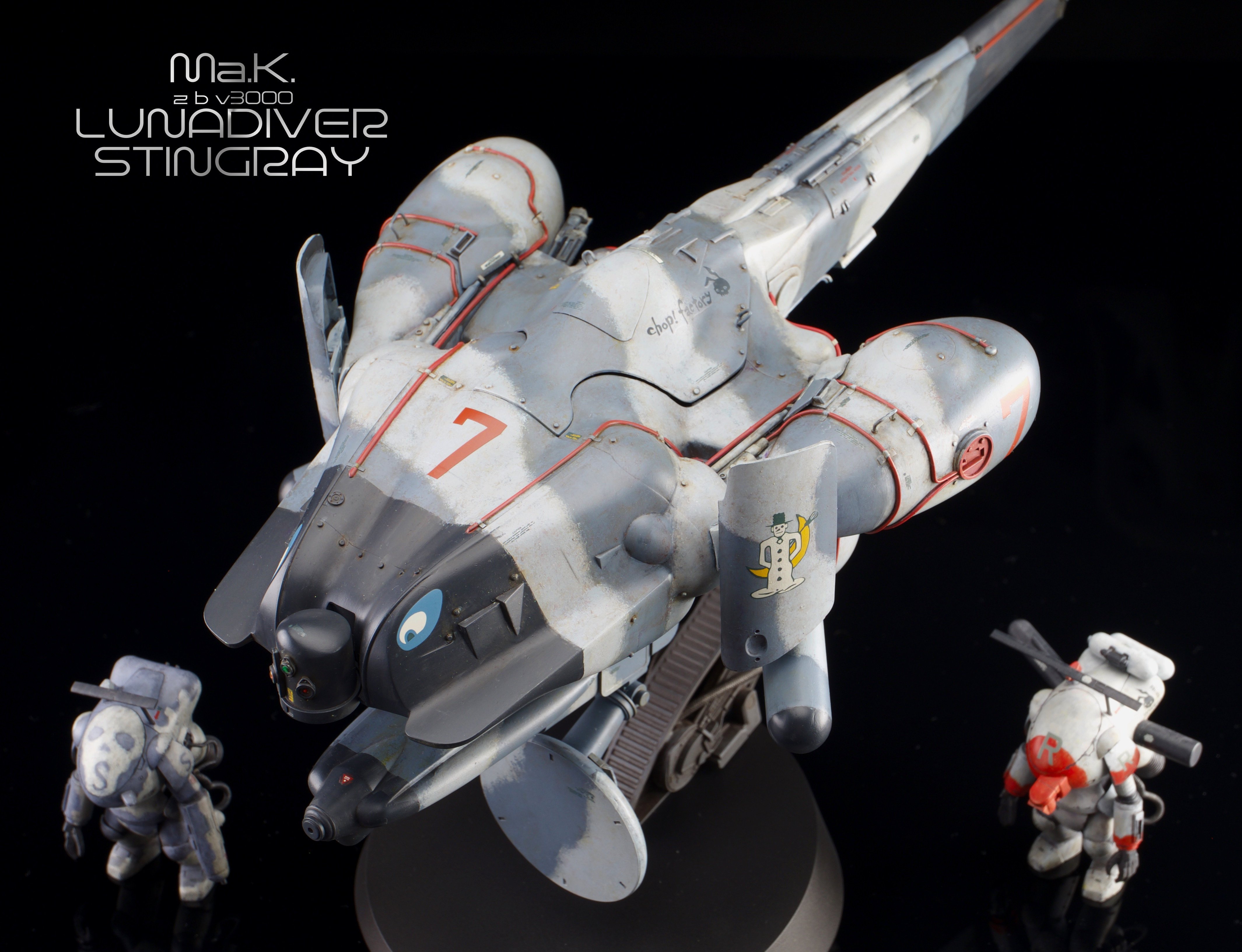 ハセガワMa.K.1/35ルナダイバースティングレイ完成しました ハセガワMa.K.1/35ルナダイバースティングレイ完成しました