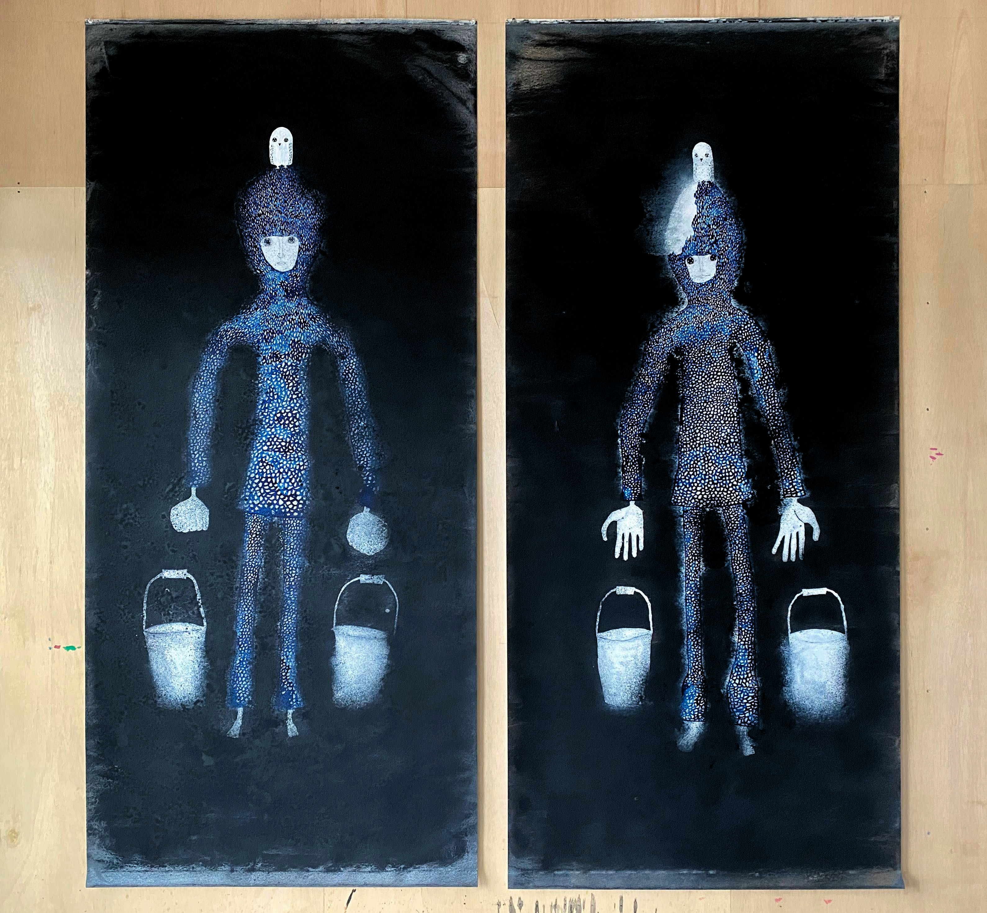 Miria絵画14点 水彩画原画 江ノ電・鎌倉プリンスホテル前踏切 10 ＃653 | iichi
