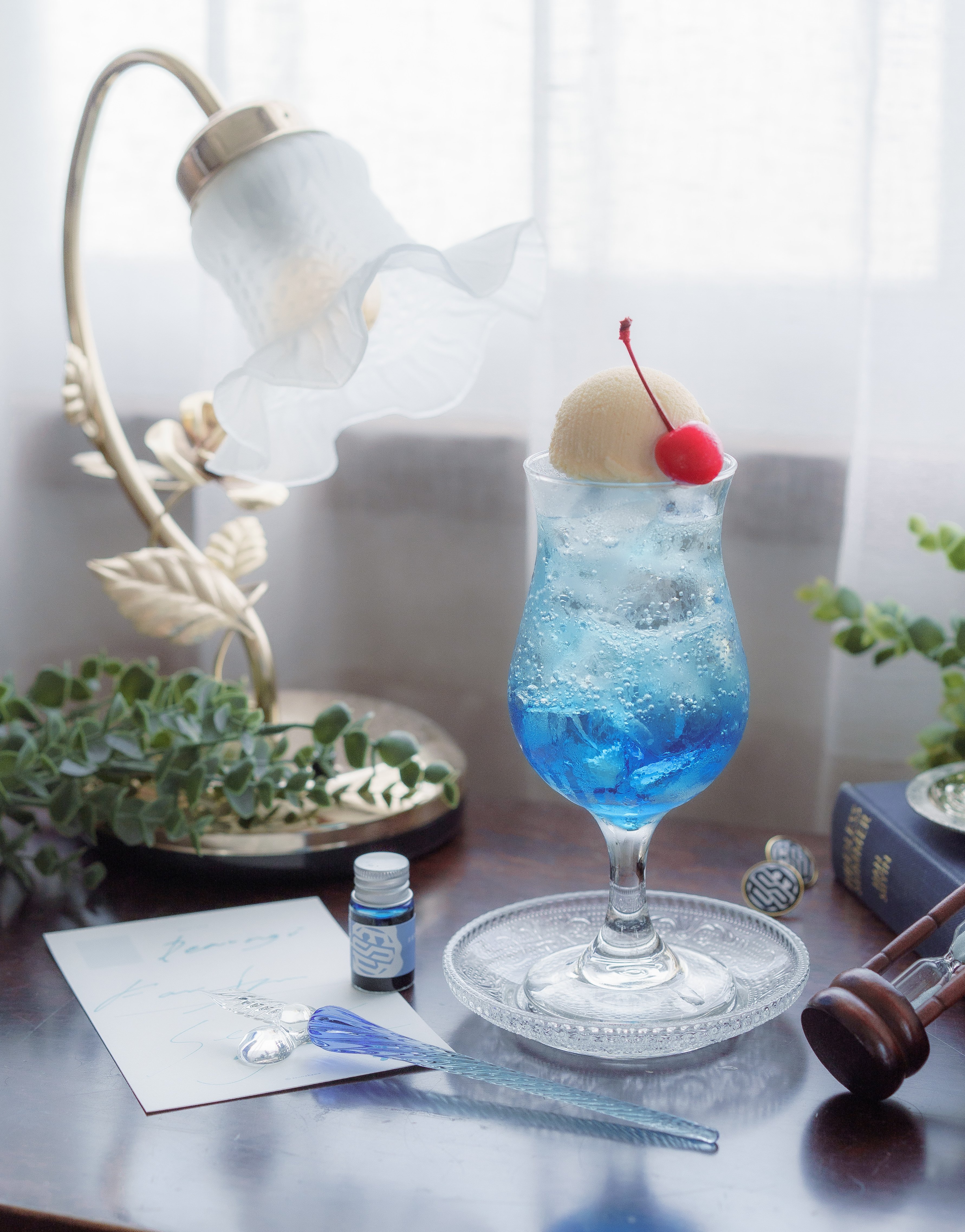 碧桜霞とガラスペン｜tsunekawa/旅する喫茶