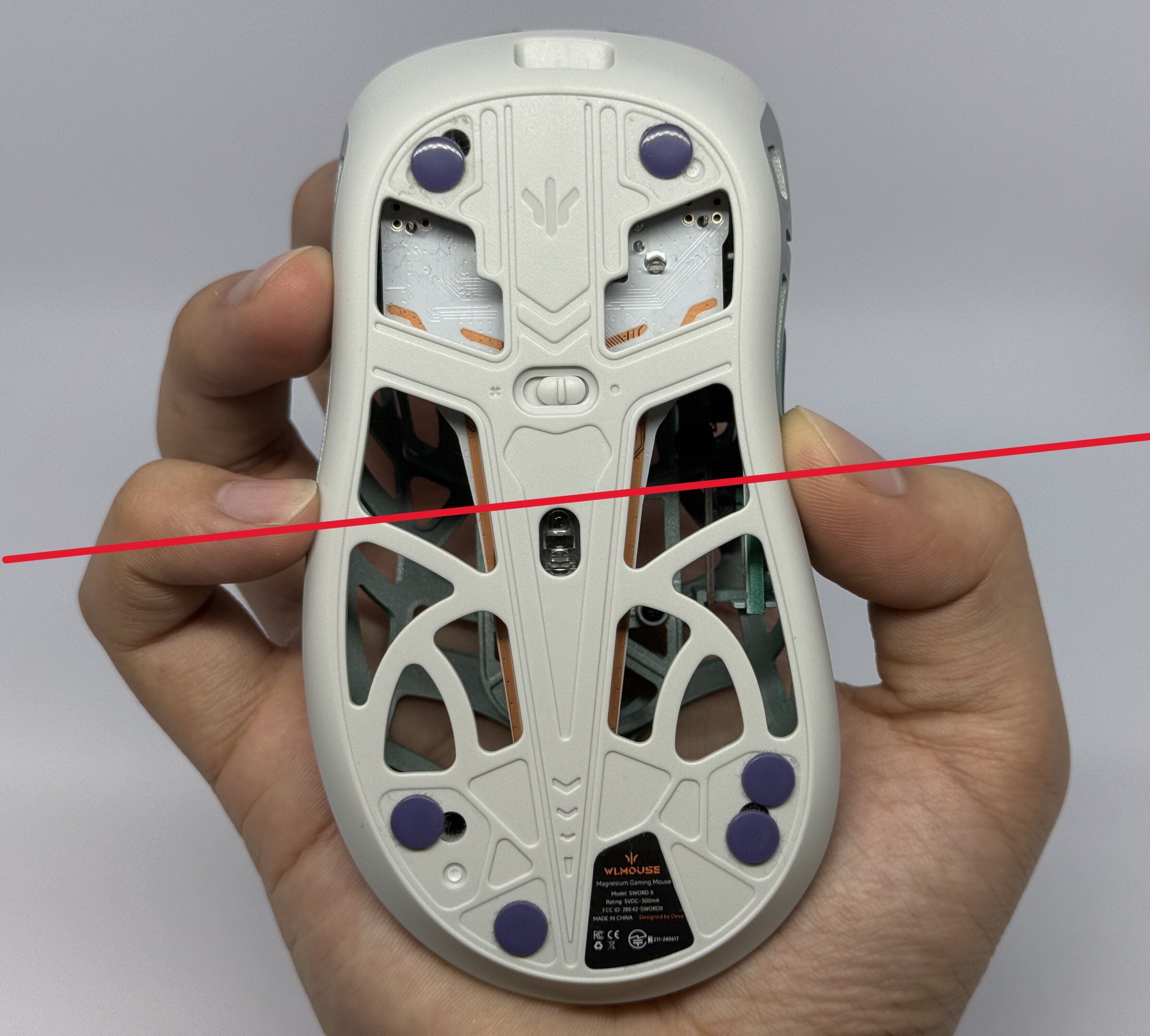 土日限定特価WLMOUSE Sword X silver&red Sword X 新色 レビュー｜砂藤