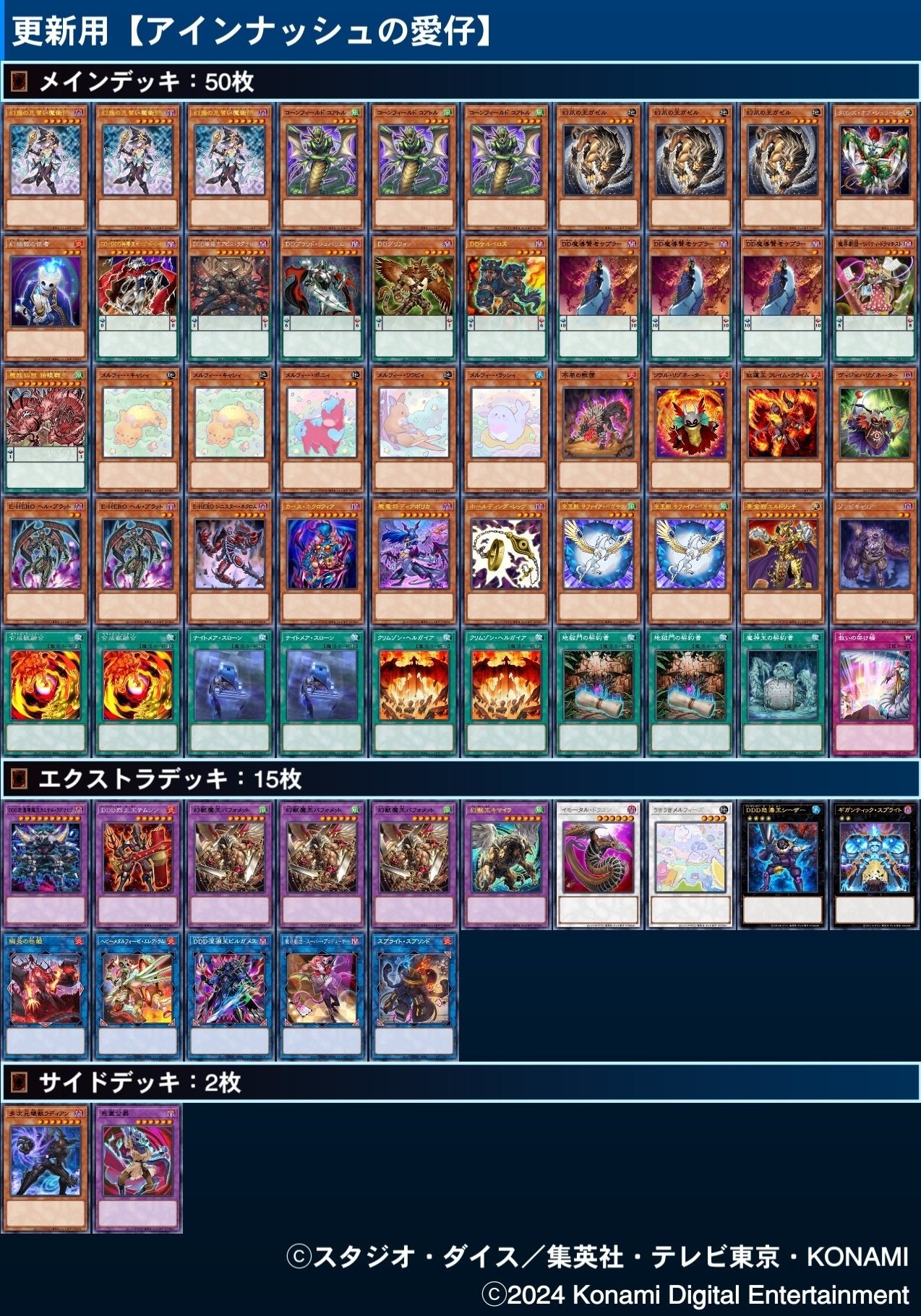 帯衣青蓮 今年のデッキ2024 -スタンダード編-【遊戯王マスターデュエル