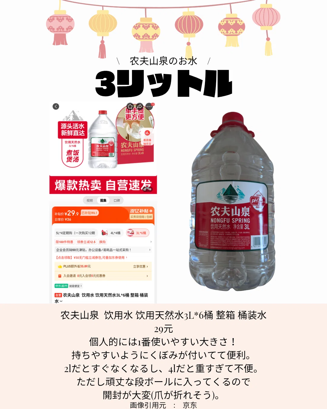 Nongfu Spring Water｜パンダニーハオ
