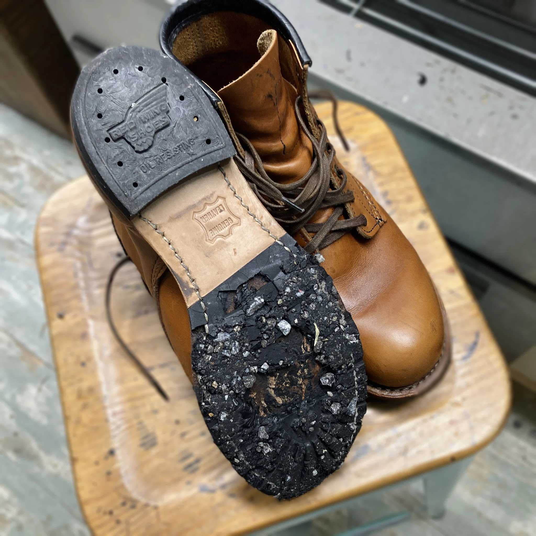 ハーフソール修理/ハーフソール交換】Red Wing#9013 Beckman｜CREA