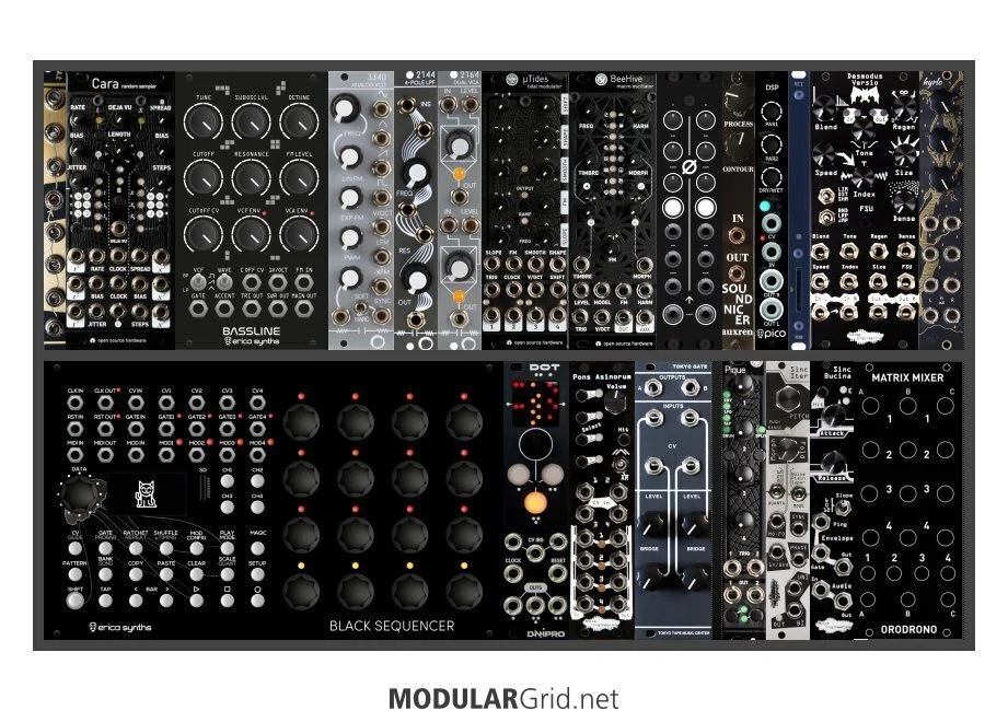 Erica Synth Black Sequencer モジュラーシンセ（Befaco - Noise 