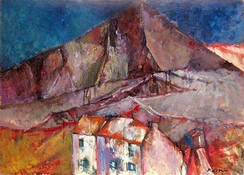 山岳画家 上田太郎 絵画 油絵