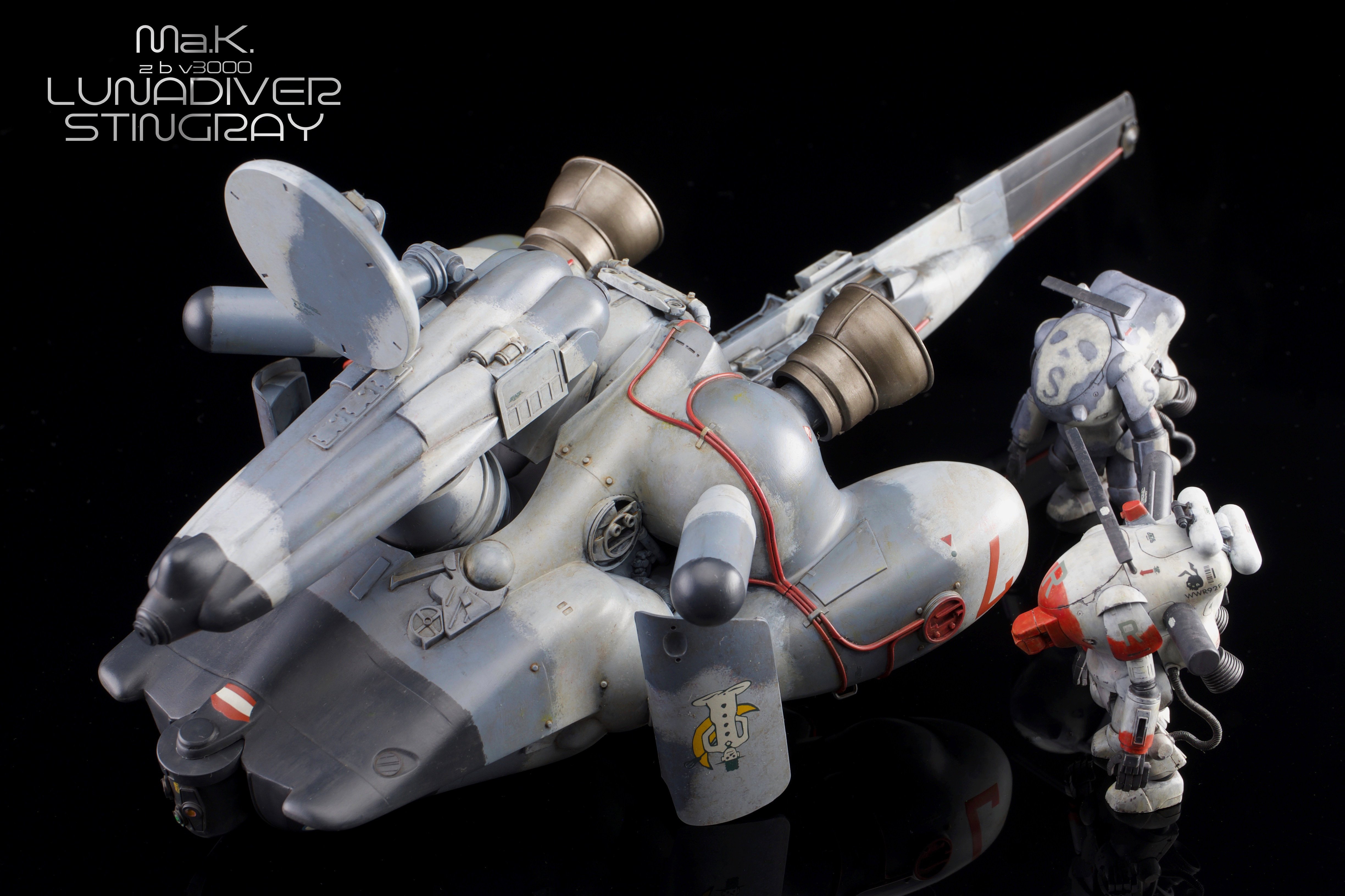ハセガワMa.K.1/35ルナダイバースティングレイ完成しました｜ま