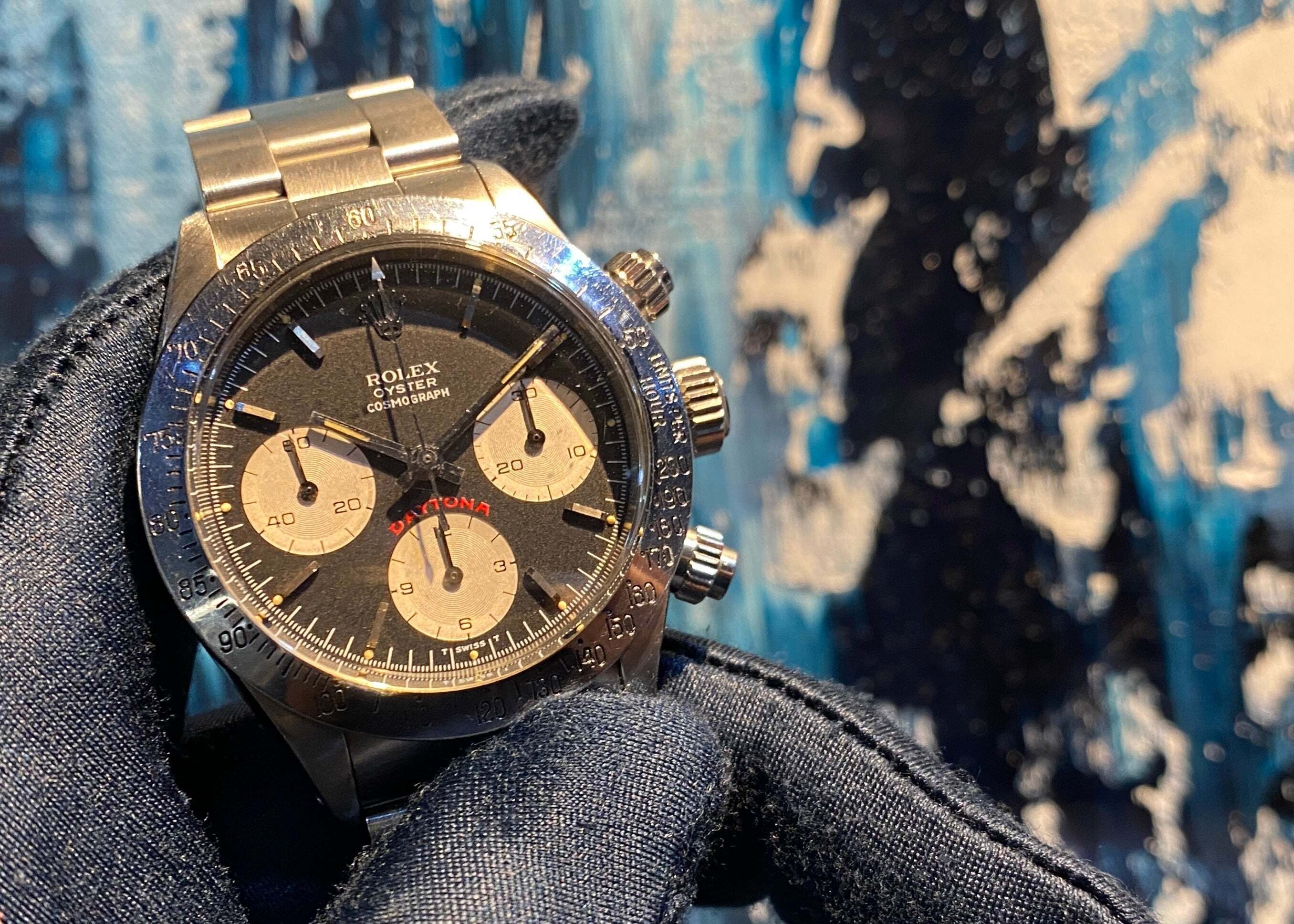 大人気!ロレックス デイトナ Ref.6265 黒文字盤ビッグレッド 大人気!ロレックス デイトナ Ref.6265 黒文字盤ビッグレッド