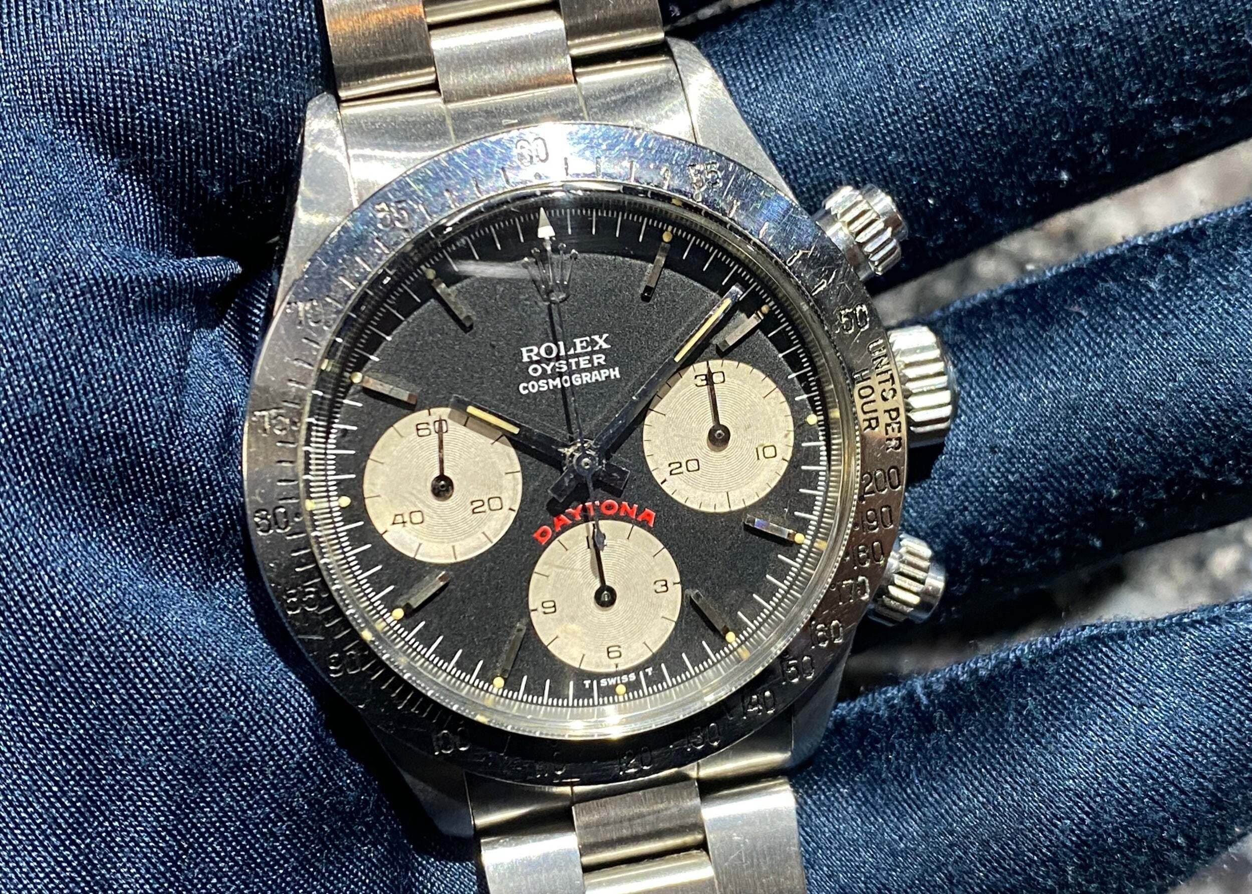 大人気!ロレックス デイトナ Ref.6265 黒文字盤ビッグレッド 大人気!ロレックス デイトナ Ref.6265 黒文字盤ビッグレッド