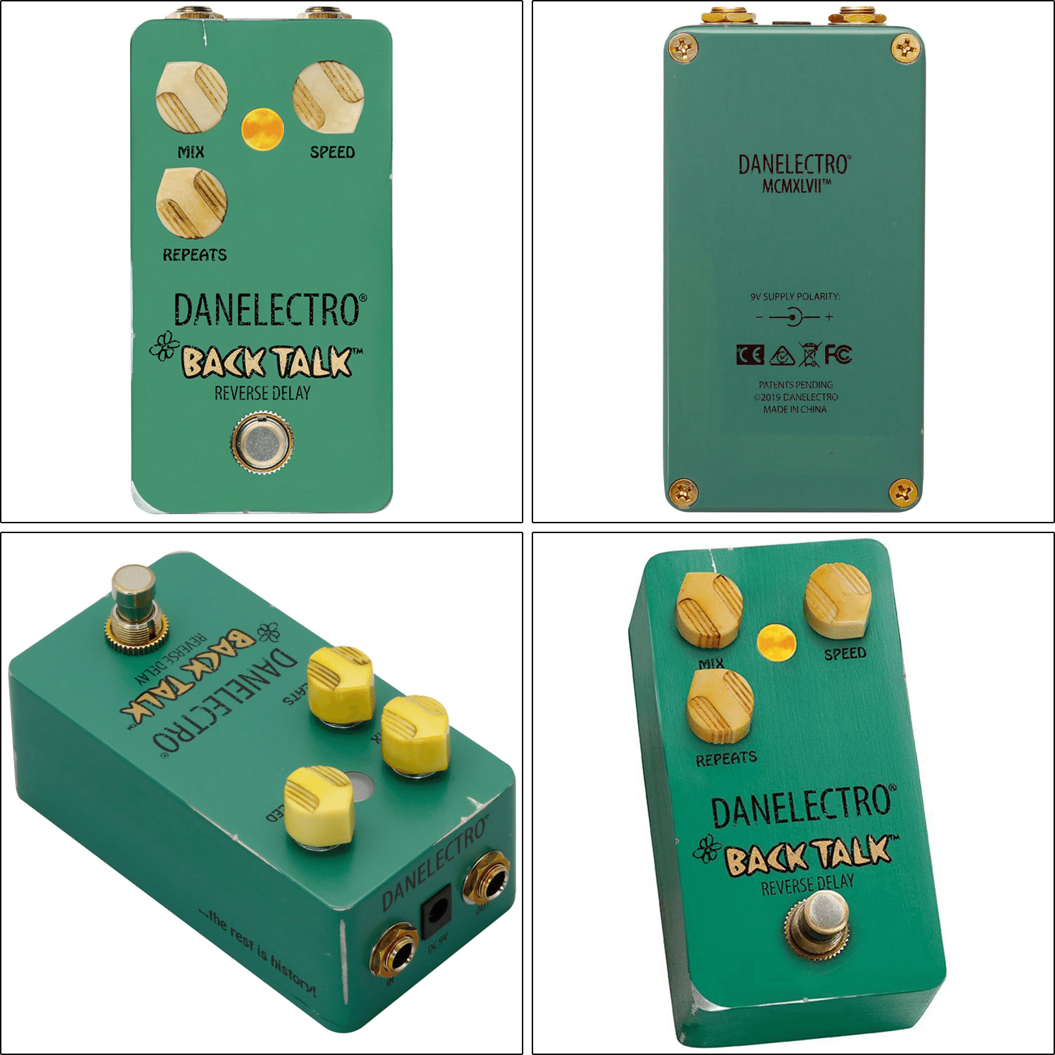 リバース・ディレイの名器復活！ダンエレクトロ「Back Talk