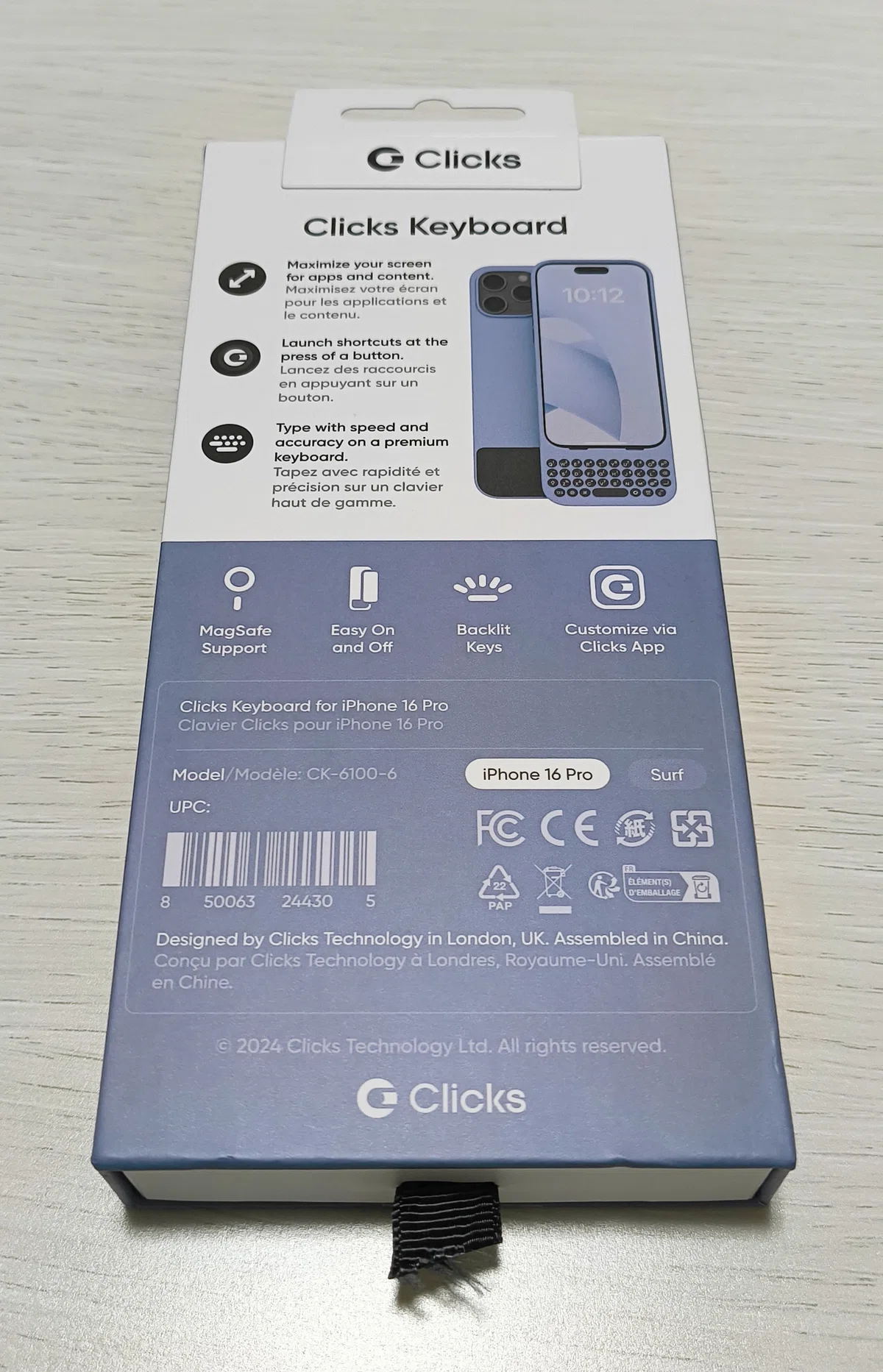 Clicks Keyboard for iPhone 16 Pro レビュー｜所々ジョージ
