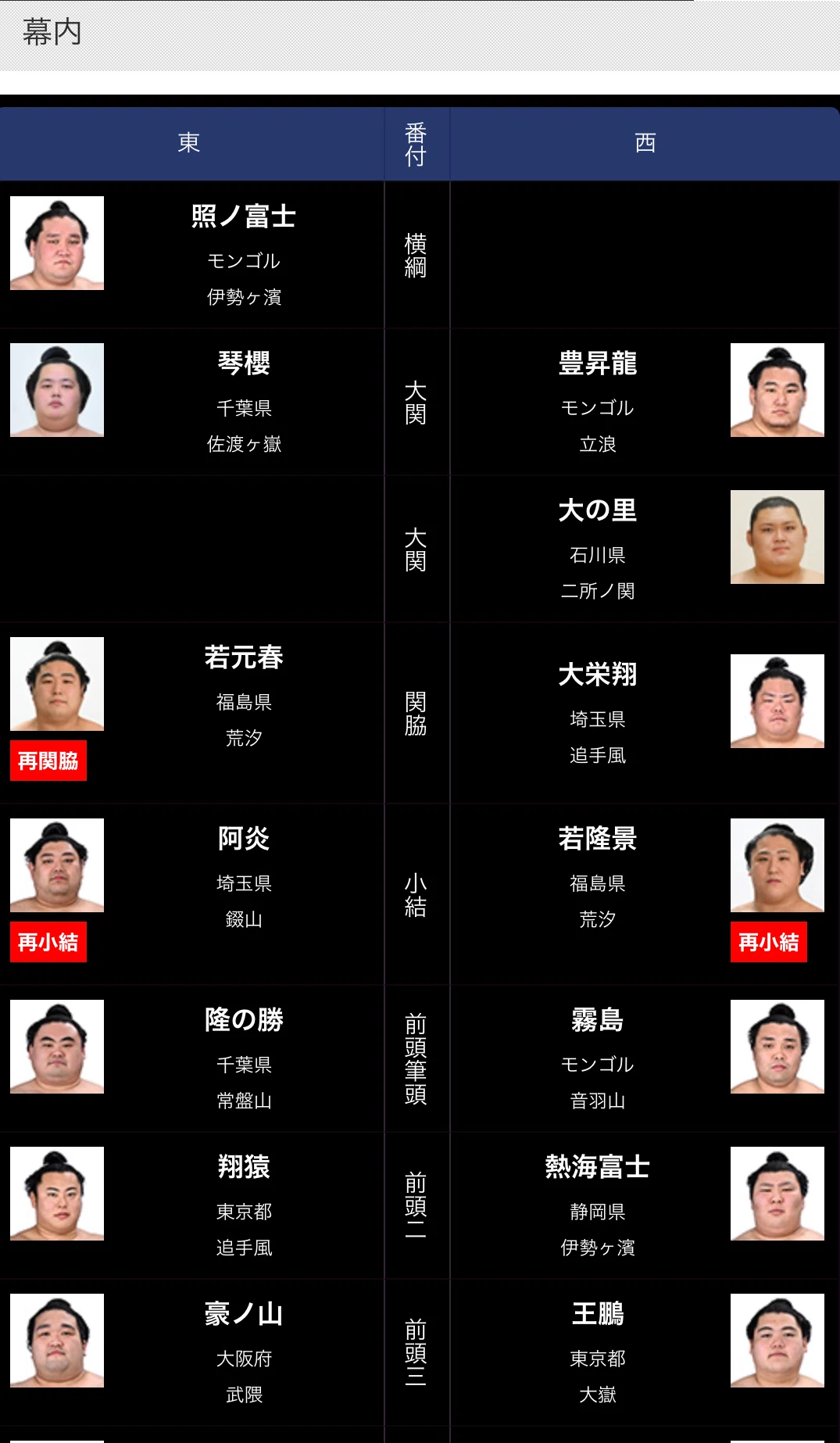 若元春と若隆景の兄弟三役、1989年の寺尾・逆鉾、1991年の若花田・貴花田(のちの若乃花・貴乃花)以来|野猿(やえん)