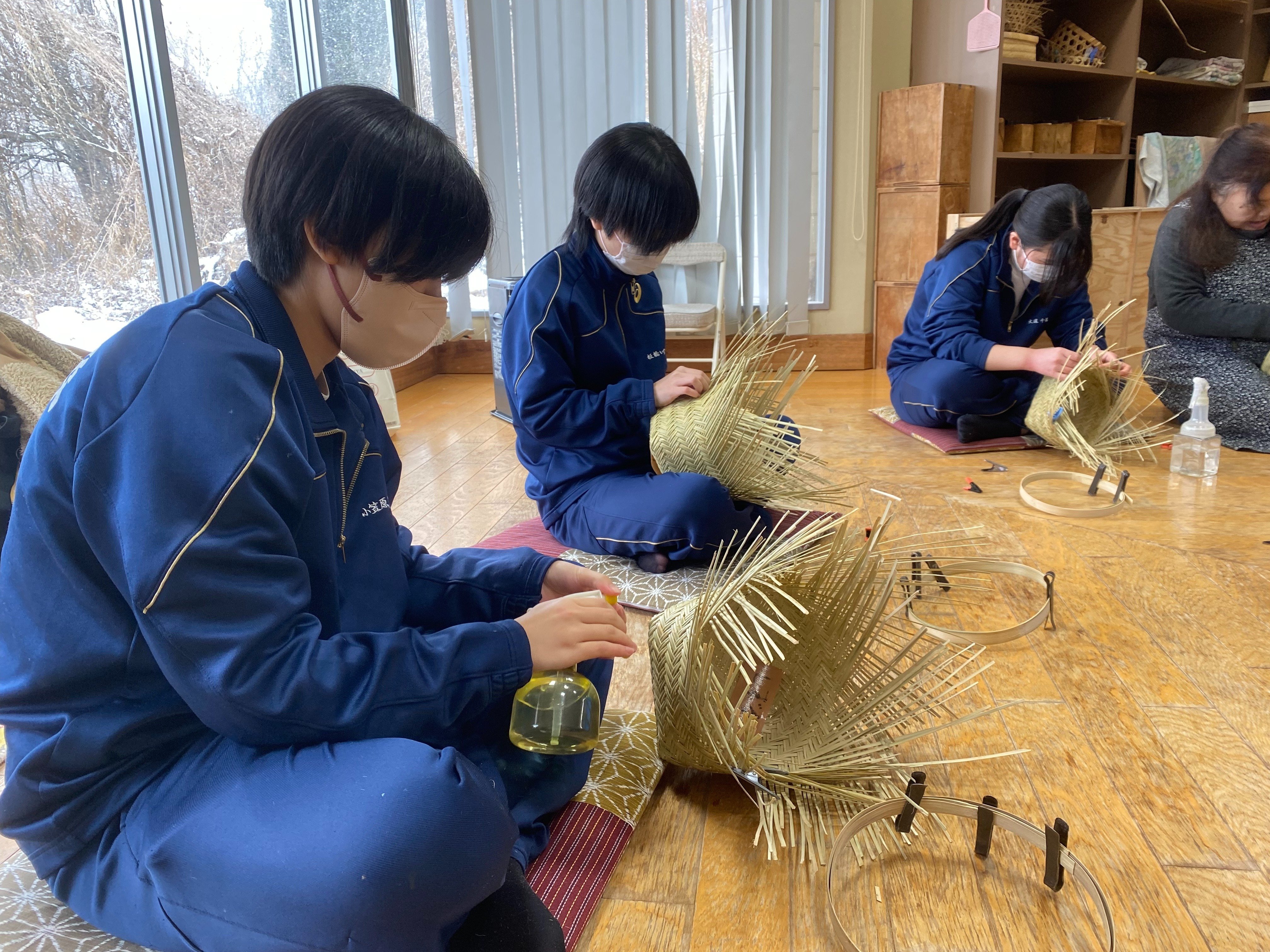 2024-122】しなやかで丈夫な理由を知る 鳥越竹細工体験（総合校舎