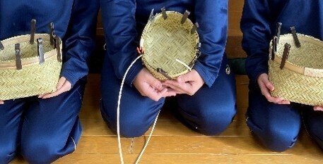 2024-122】しなやかで丈夫な理由を知る 鳥越竹細工体験（総合校舎