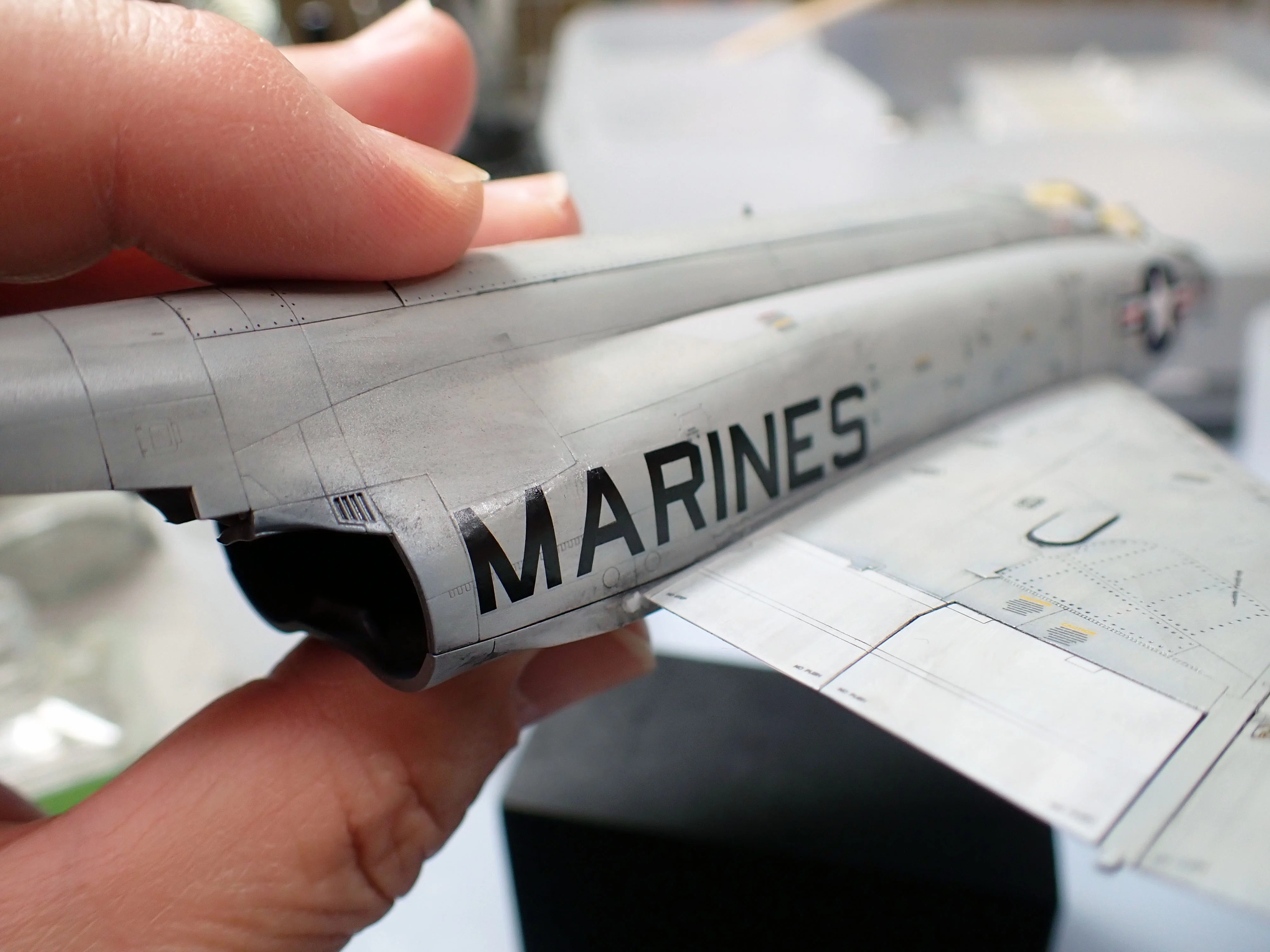 飛行機プラモ　デカール 航空自衛隊 F-15J 第306飛行隊 20周年記念塗装機 (デカール) - ホビー