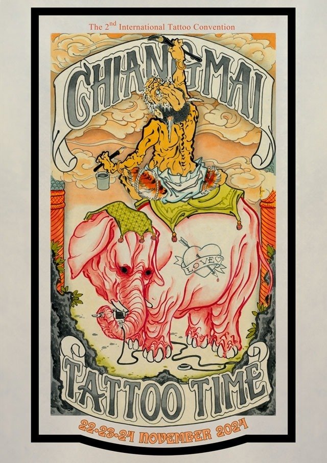 世界中の旅人を魅了する古都のタトゥーコンベンション -CHIANGMAI