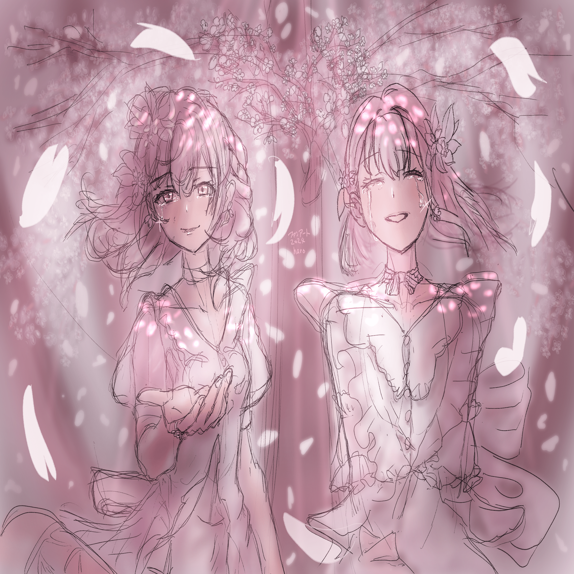 【2月受付分】⑤ ファンアート　手描きイラスト Yahoo!オークション - 手描きイラスト【神風怪盗ジャンヌ】