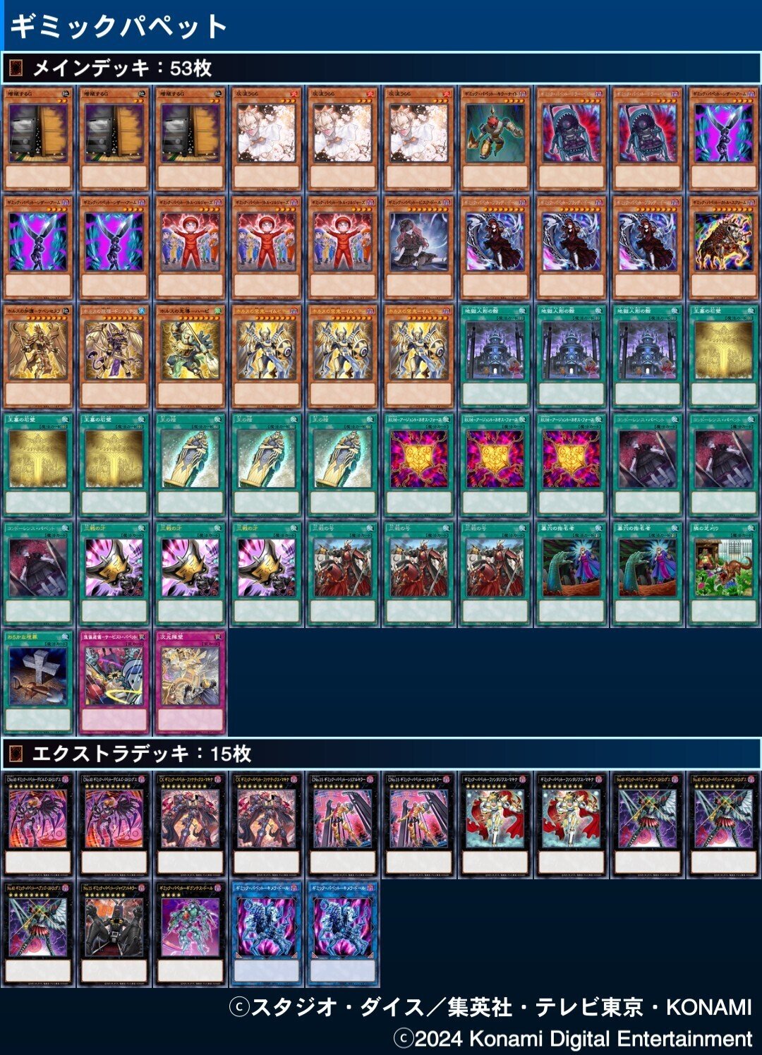 遊戯王マスターデュエル】DCで使用した厚型ギミックパペット解説 遊戯王マスターデュエル】DCで使用した厚型ギミックパペット解説