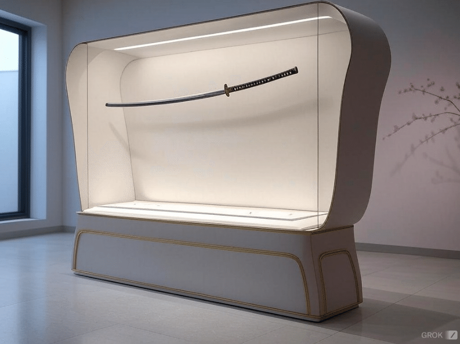 【新品・未使用】馬 午 装飾刀 化粧箱付き 近未来の日本刀展示ケース｜刀箱師の日本刀ブログ 中村圭佑