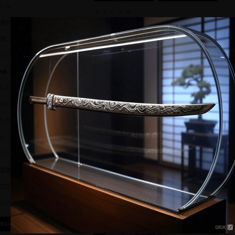 近未来の日本刀展示ケース｜刀箱師の日本刀ブログ 中村圭佑