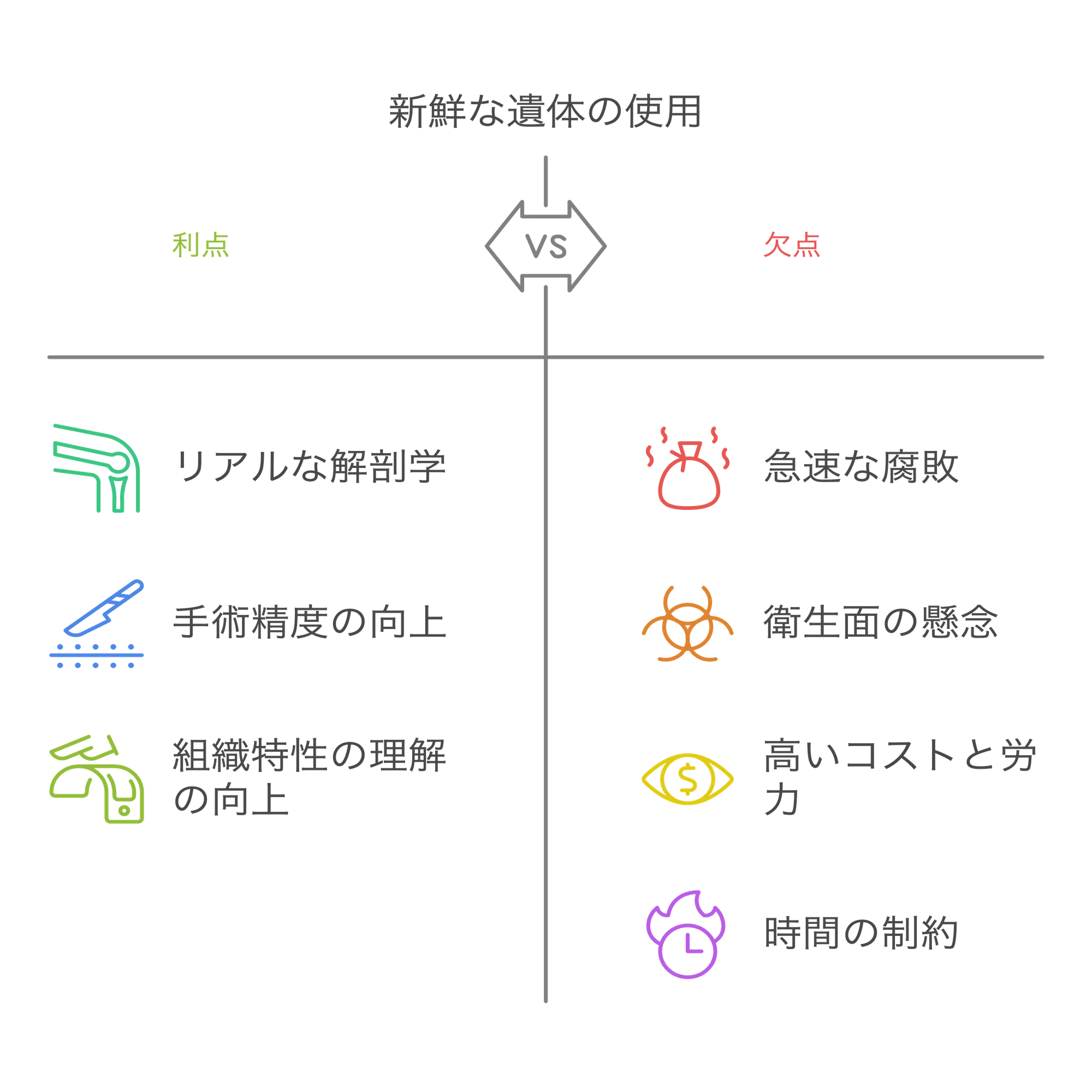 fresh cadaver 意味