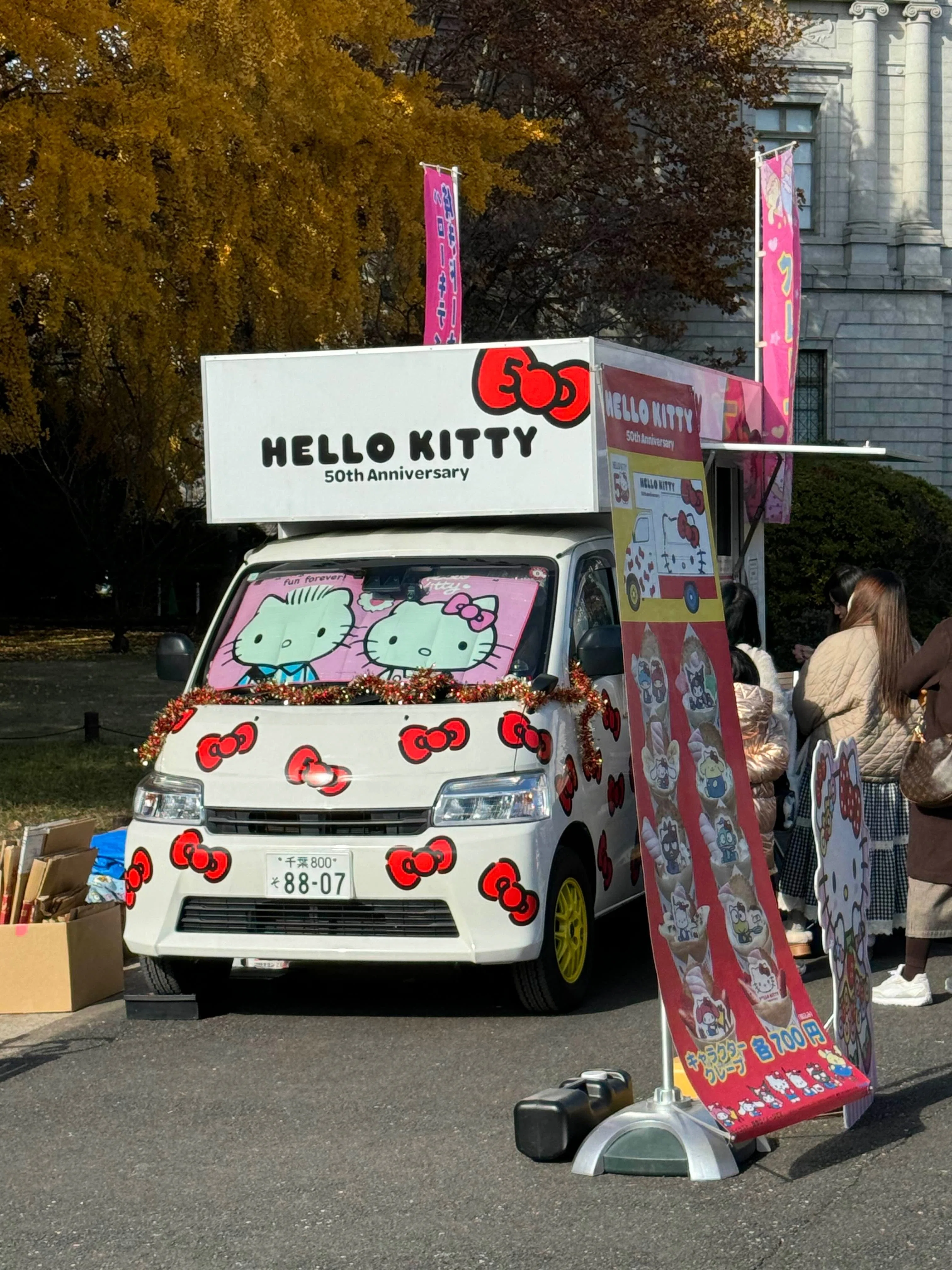 レトロ　キティちゃん　車 美術展2025#02】ハローキティ展 わたしが変わるとキティも変わる＠東京