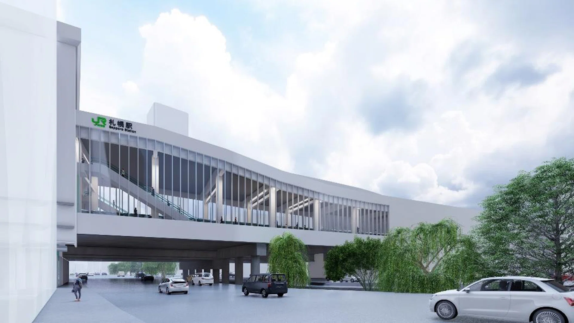 新年特集2025・第2部】深夜の札幌駅前／道都で新幹線高架工事着々と｜e