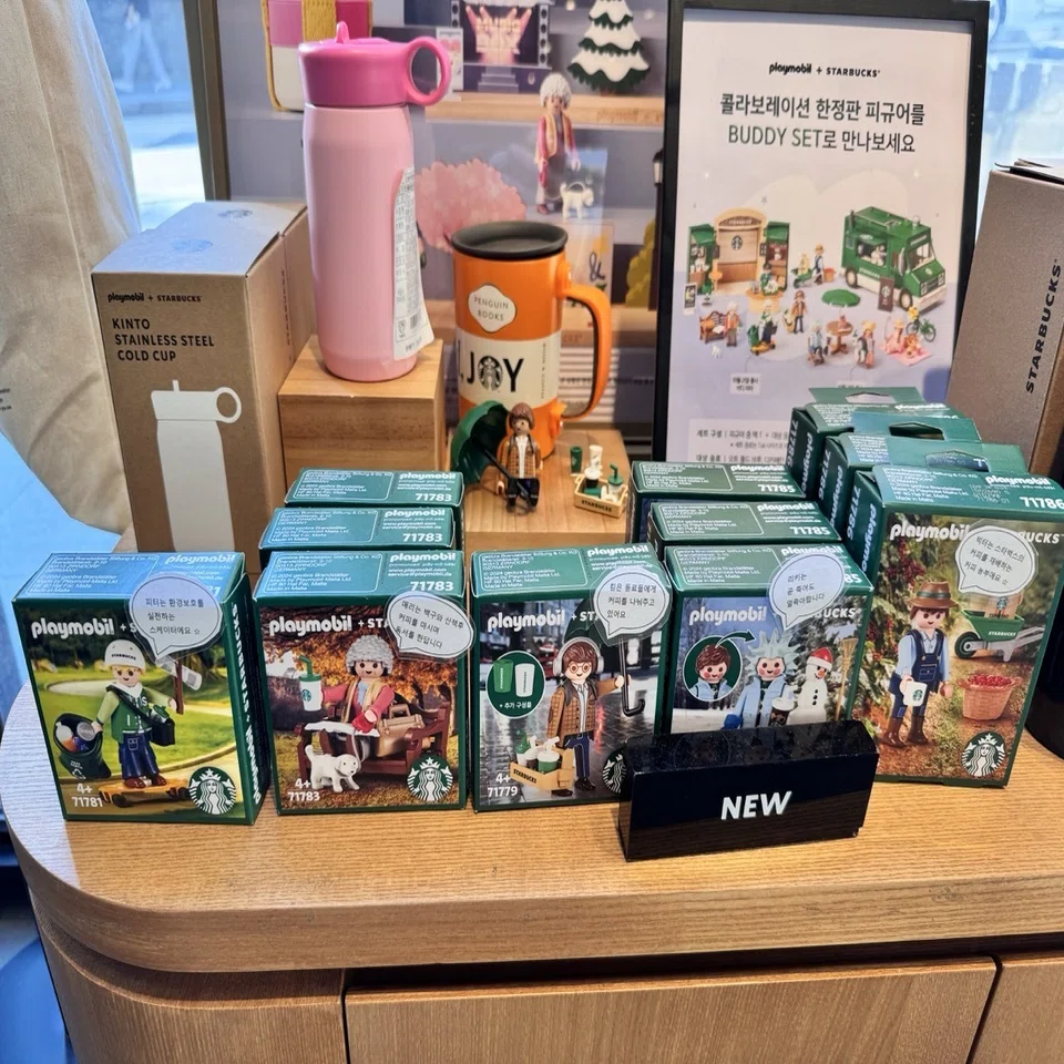韓国スタバ］プレイモービルコラボが可愛い！PLAYMOBIL + STARBUCKS 