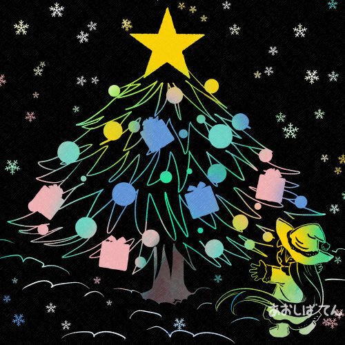 クリスマス×スクラッチアート｜あおしば てん