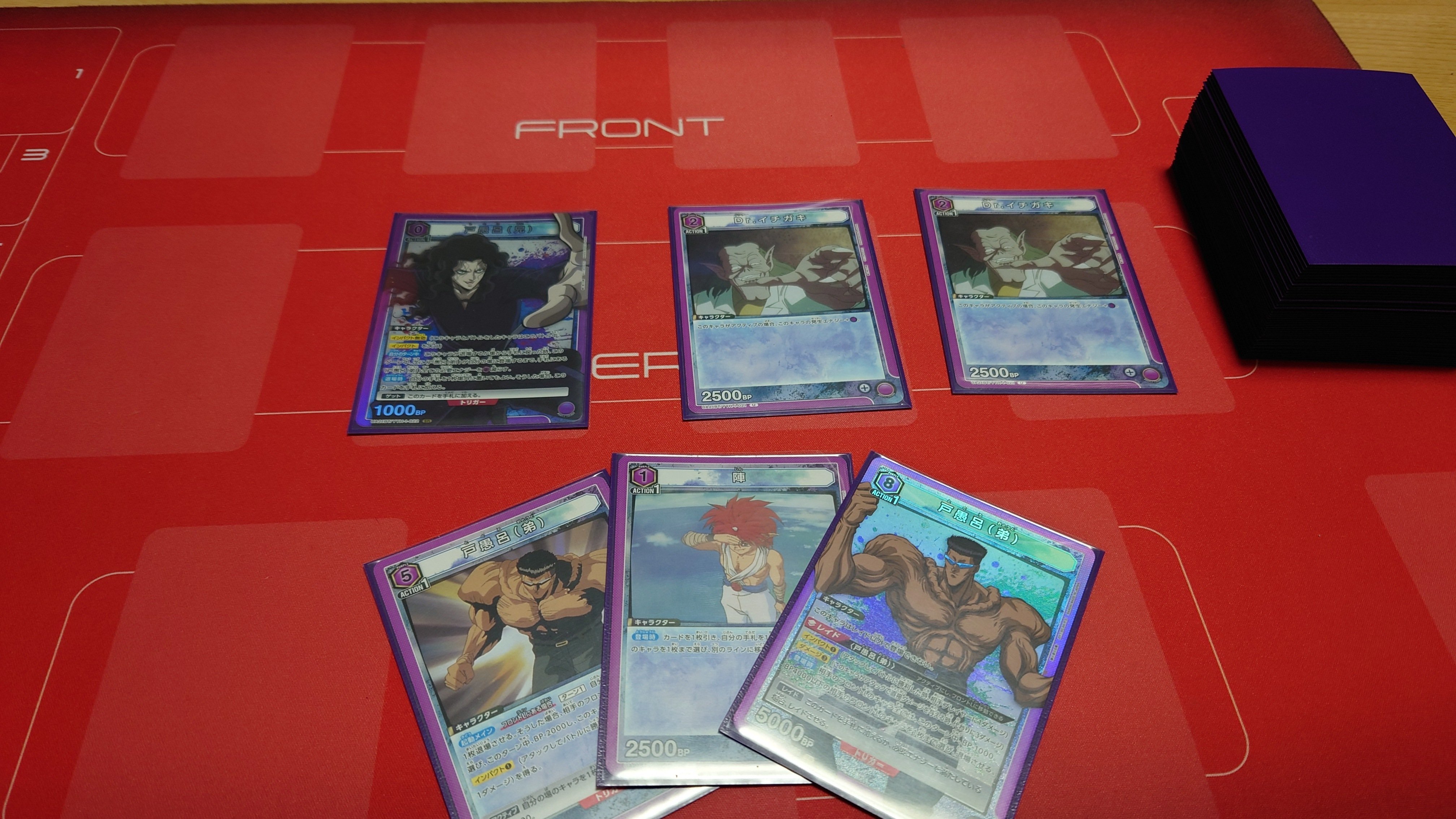 ユニオンアリーナ】8エナレイド、ダメ3インパクト1【使おう、戸愚呂