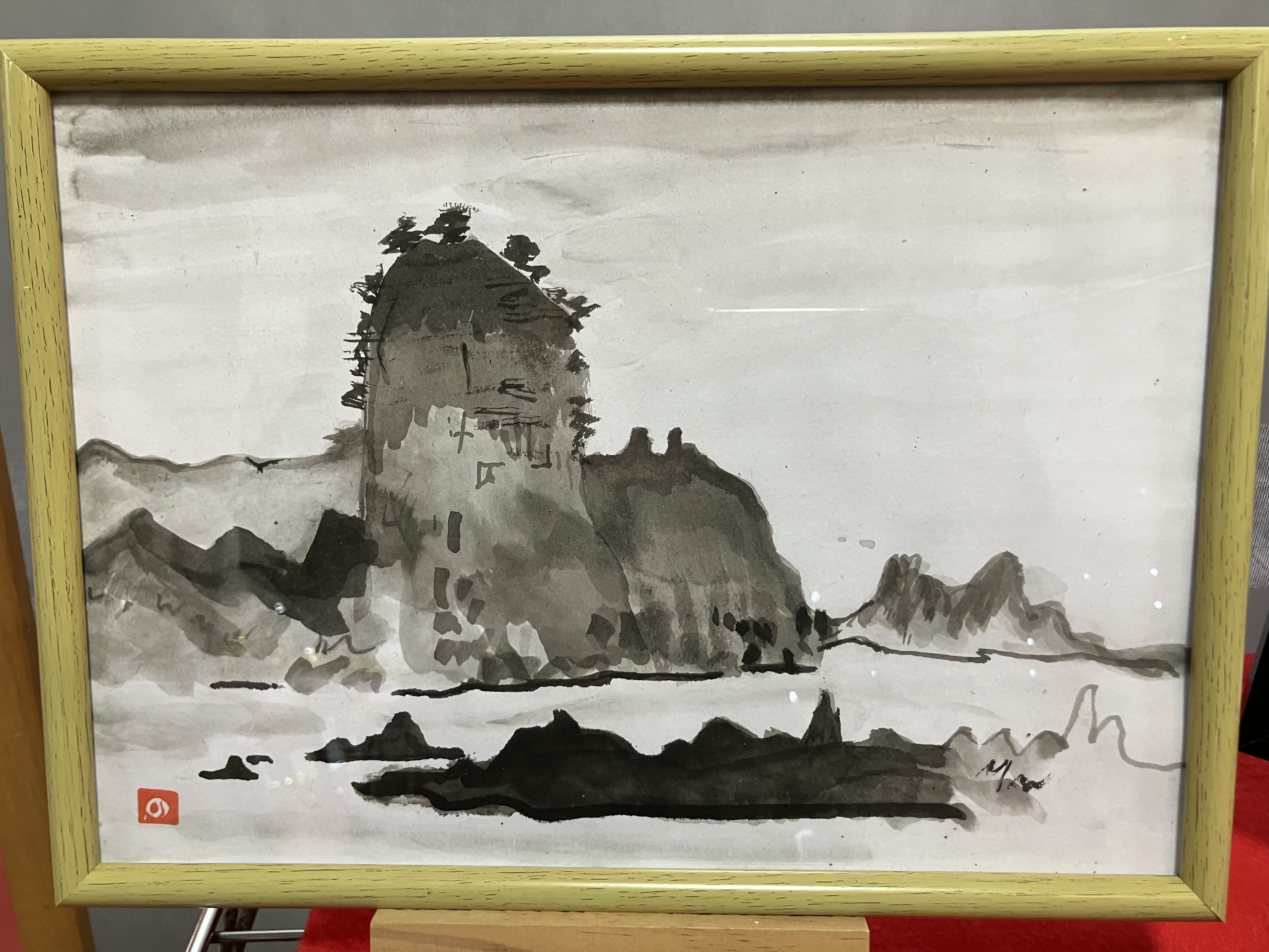 水墨風景 日本風の水墨画 | SeaArtで遊ぶ