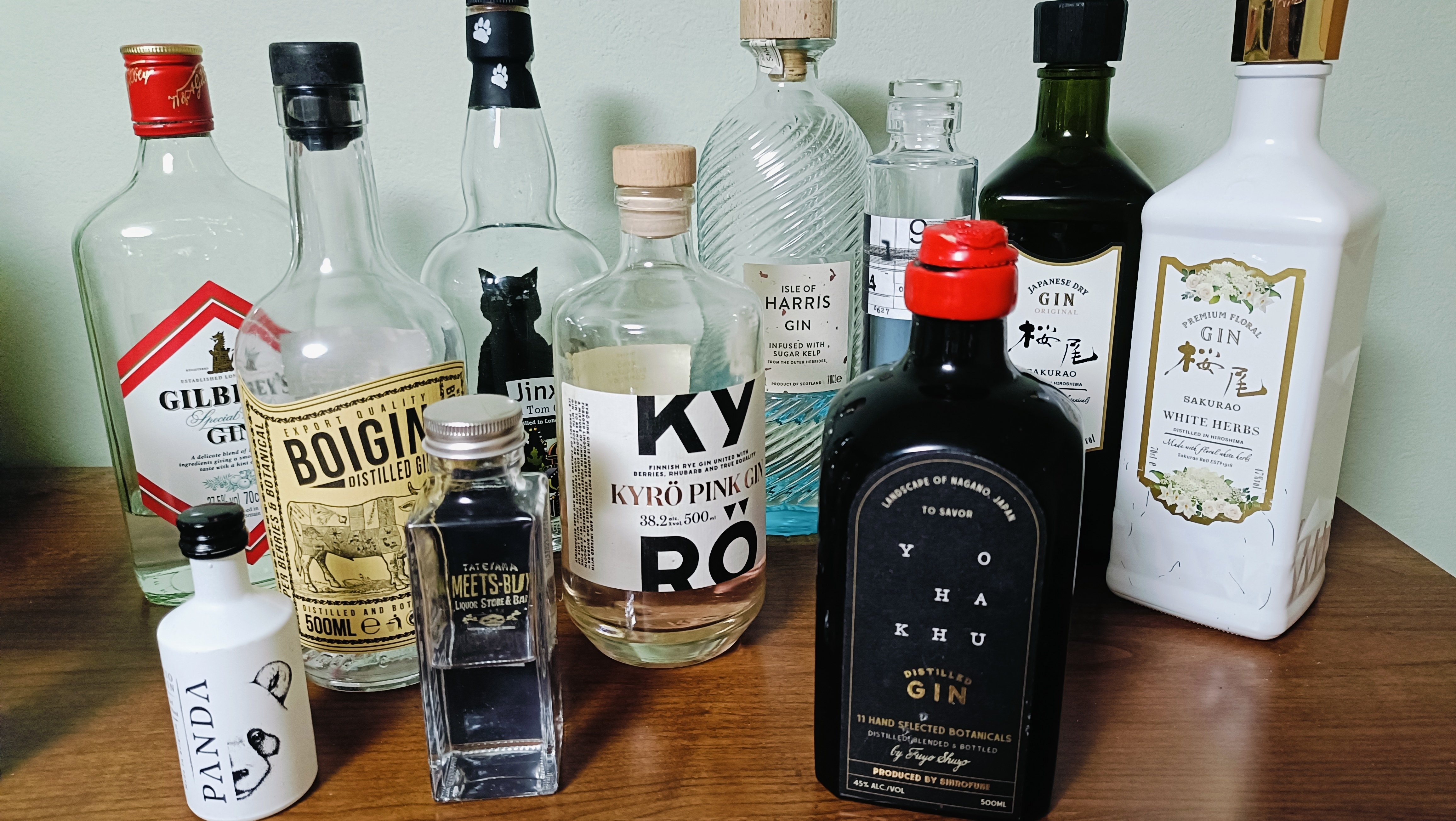 2024年所持ジンまとめ｜刺身