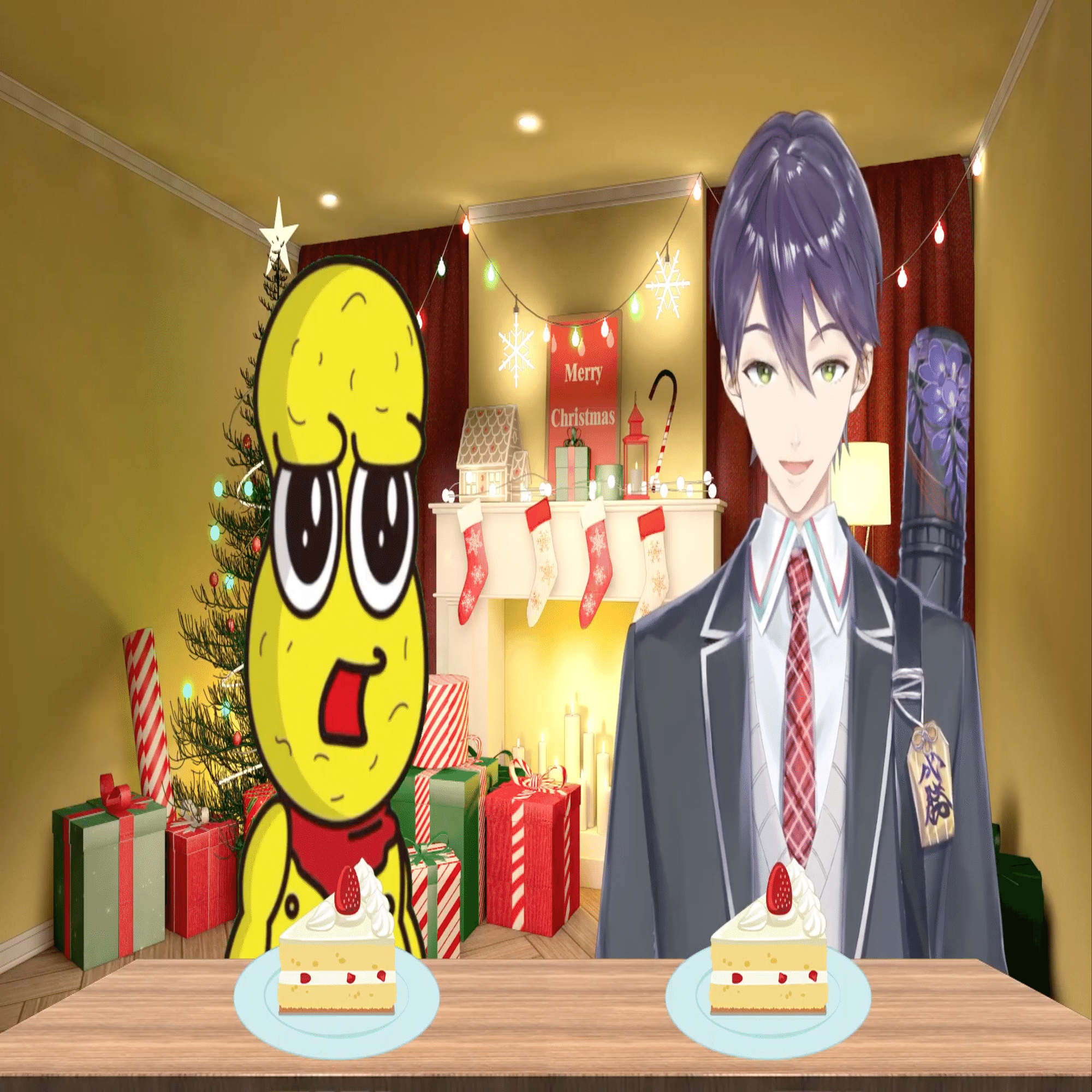 Vtuberレビュー】まんまん満足？？2024年、2人きりの刀ピークリスマス