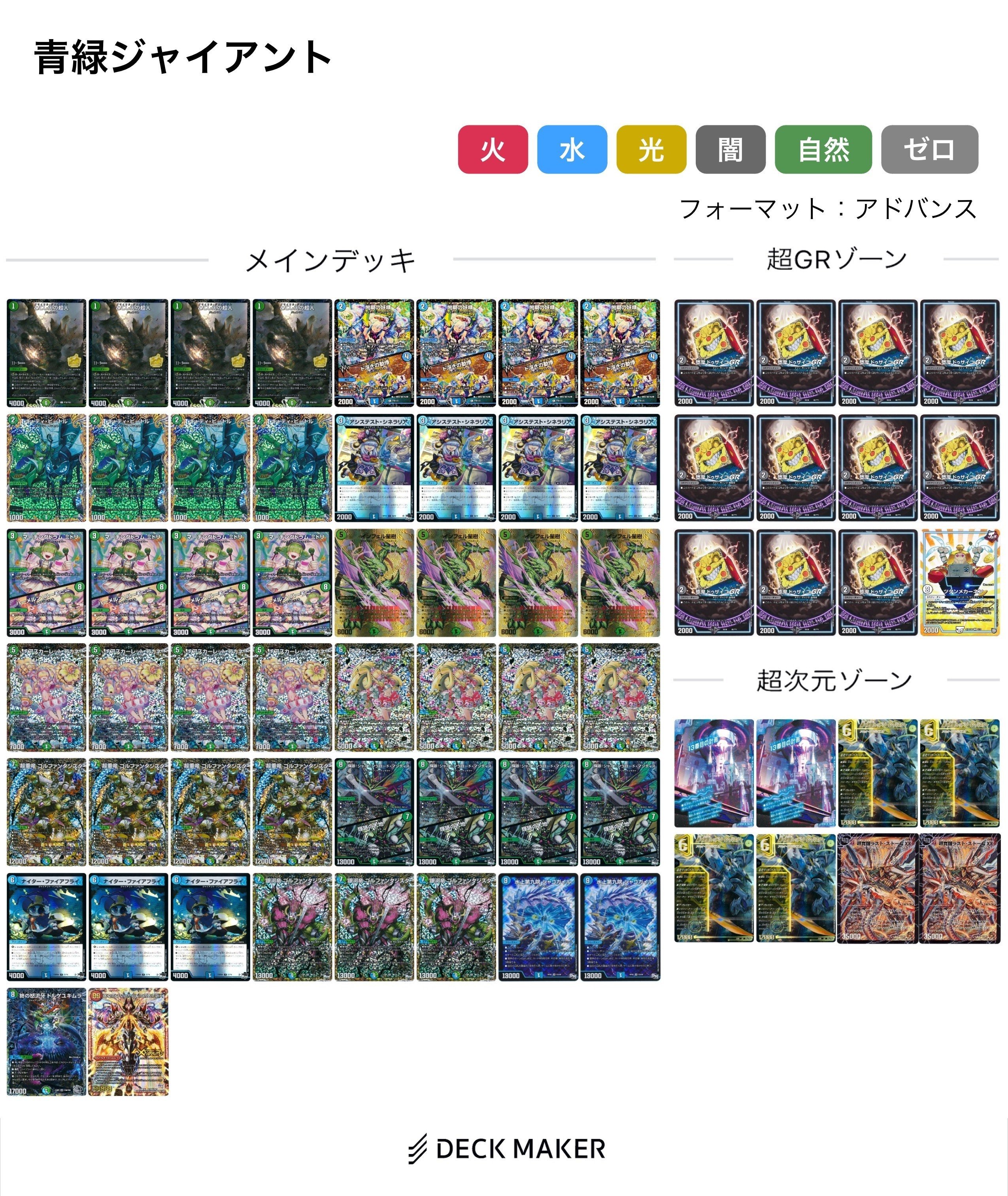 アドバンスのデッキ、GR 第1回アドコロ｜アドコロ