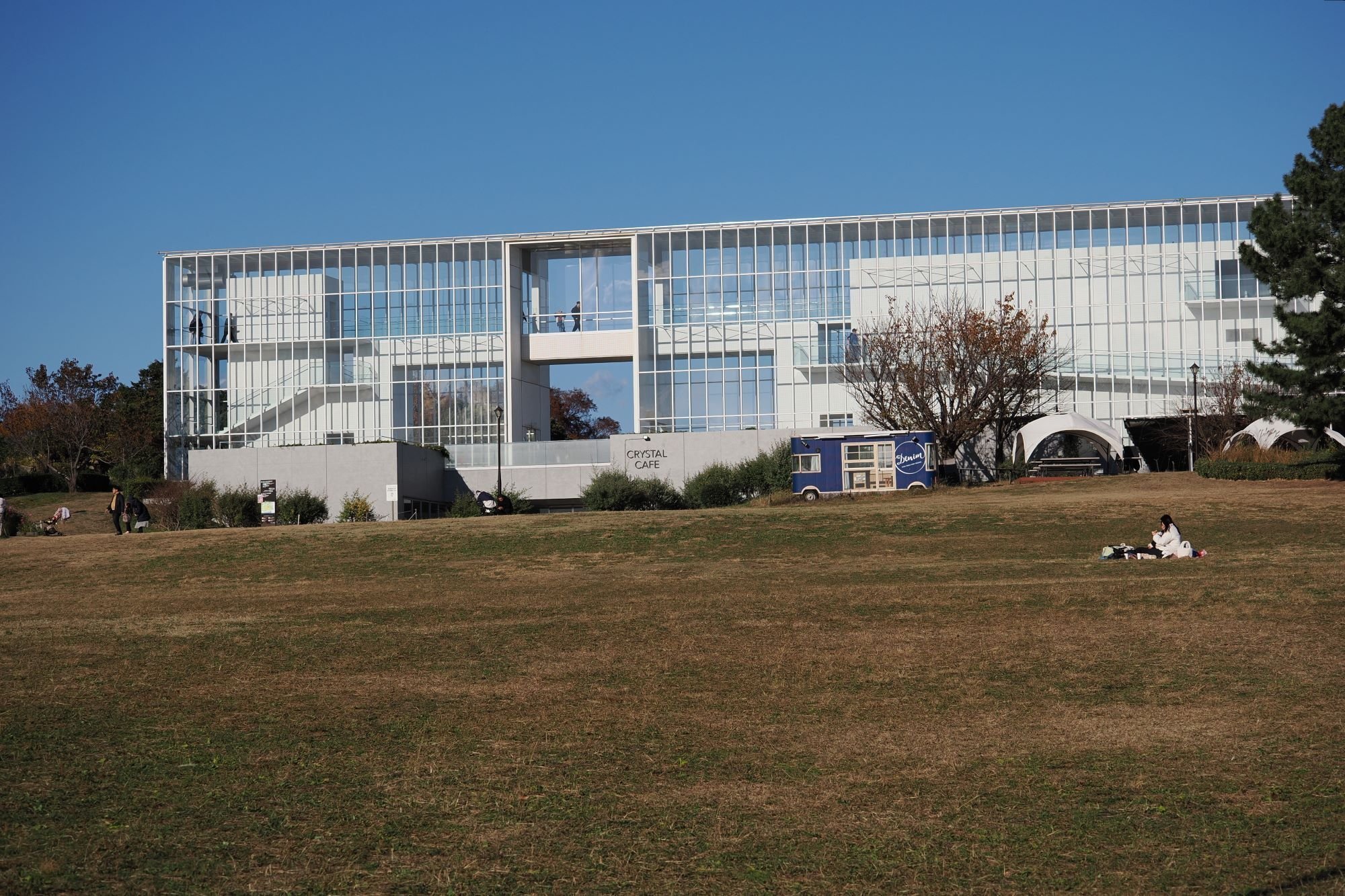 葛西臨海公園/谷口吉生建築クリスタルビューの景色｜たびた