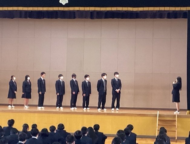 表彰式、北信越大会の壮行会を行いました。｜新潟県立新発田商業高等学校