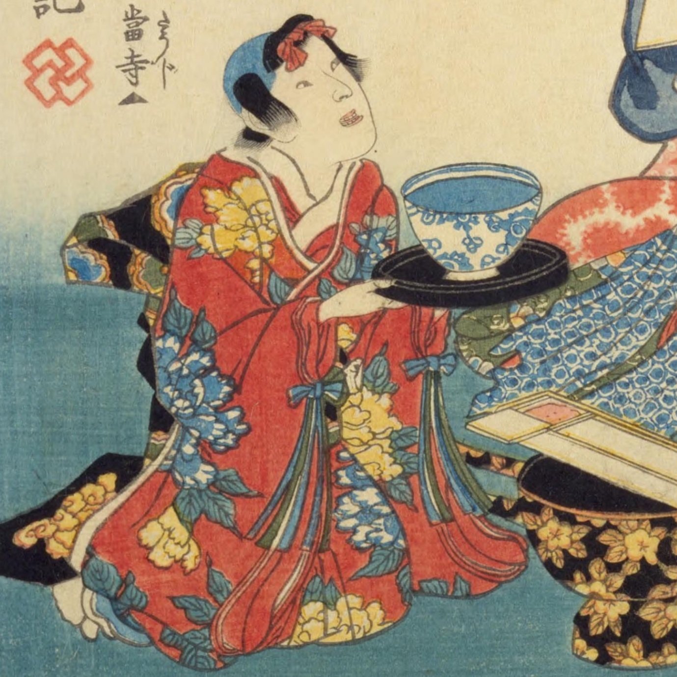 観音霊験記 秩父巡礼】第二拾四番白山光智山法泉寺／恋ケ窪の遊女