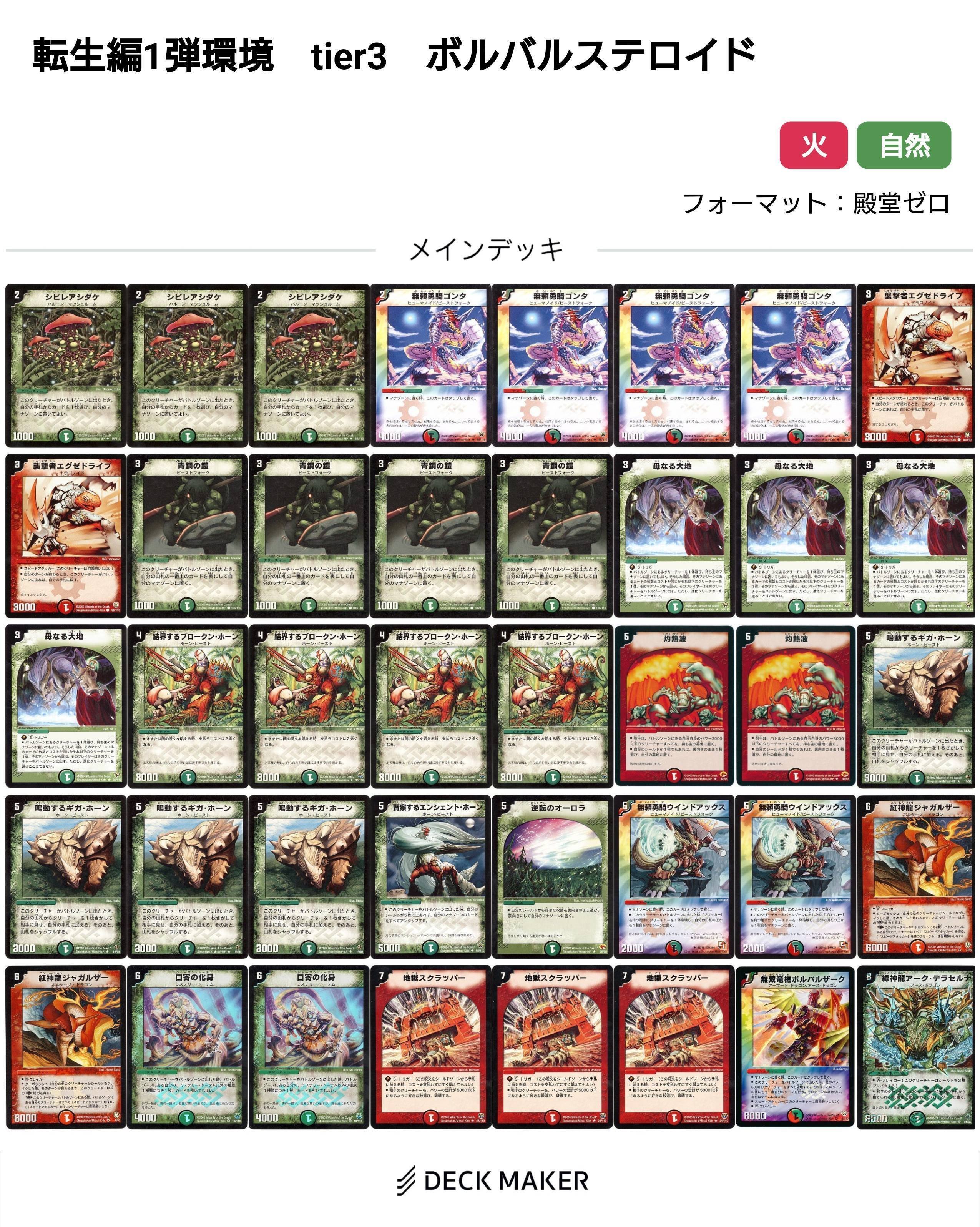 転生編環境デッキまとめ【デュエマ歴代環境④】｜れもん