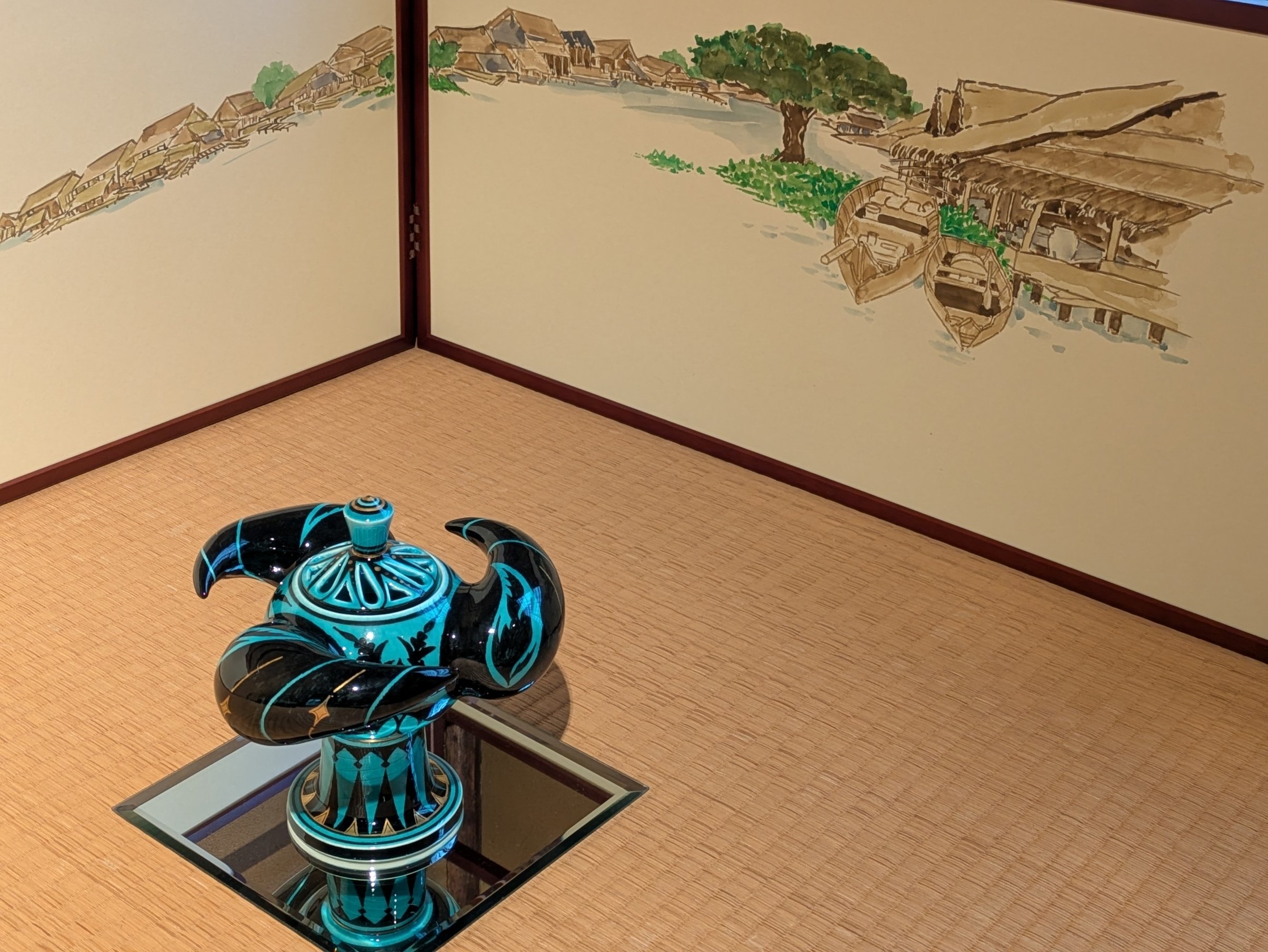 九谷焼  香炉  金彩都絵‼️最終お値下げ 九谷焼 香炉 金彩都絵‼️最終お値下げ 【公式通販】