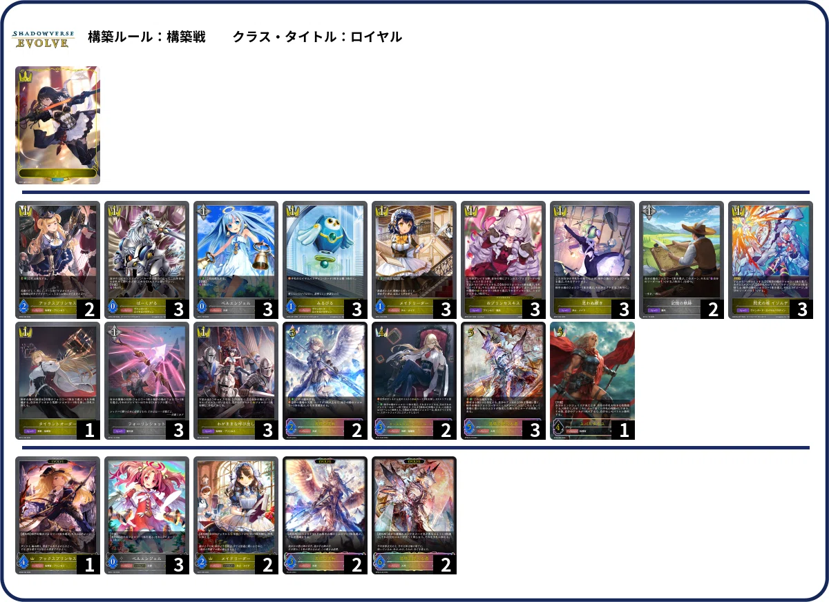 シャドウバースエボルヴ】第13弾「暗黒降誕」1~2週目のCS環境紹介（24 