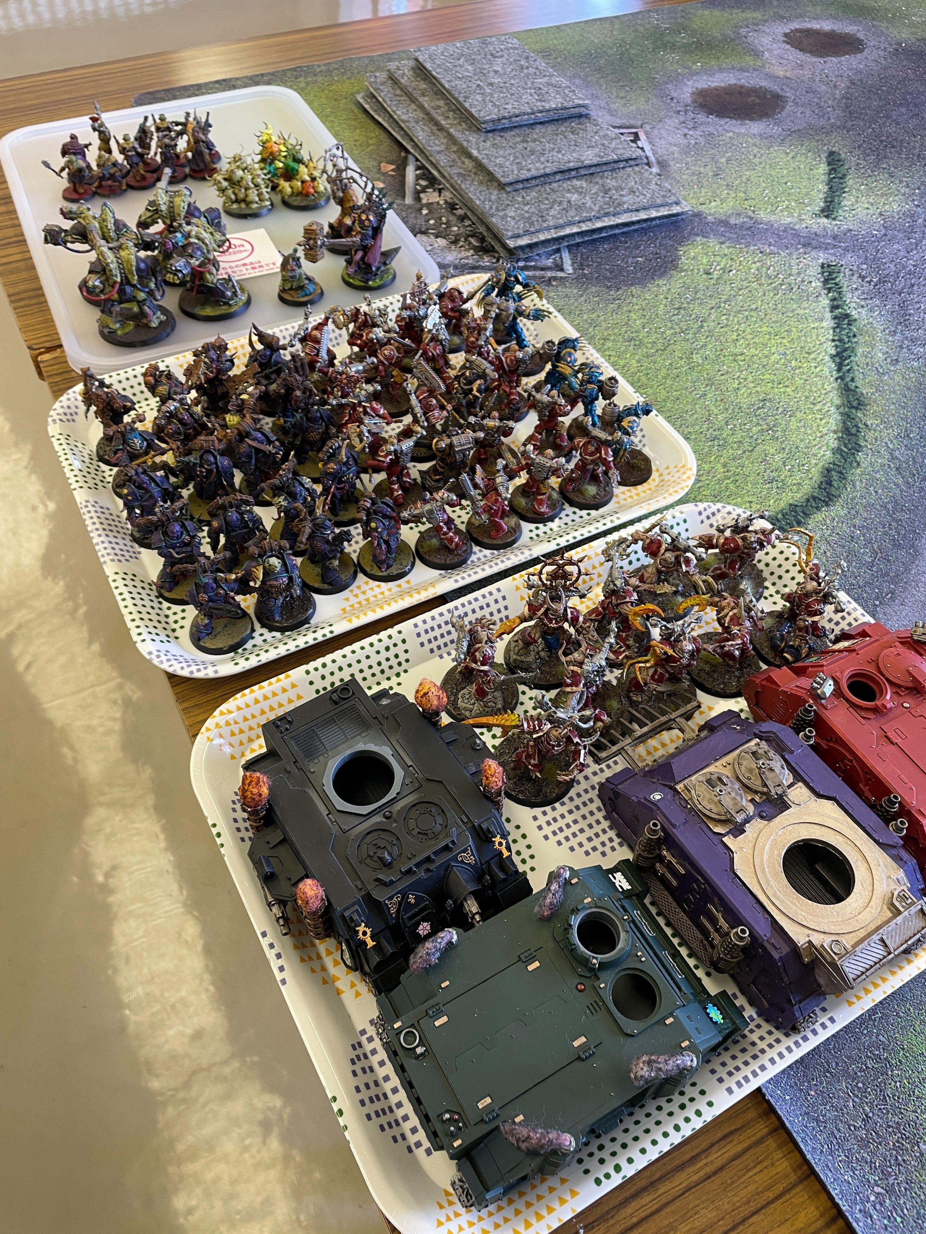 ウォーハンマー40k：プレイレポート ケイオスマリーン【バイルの創造物