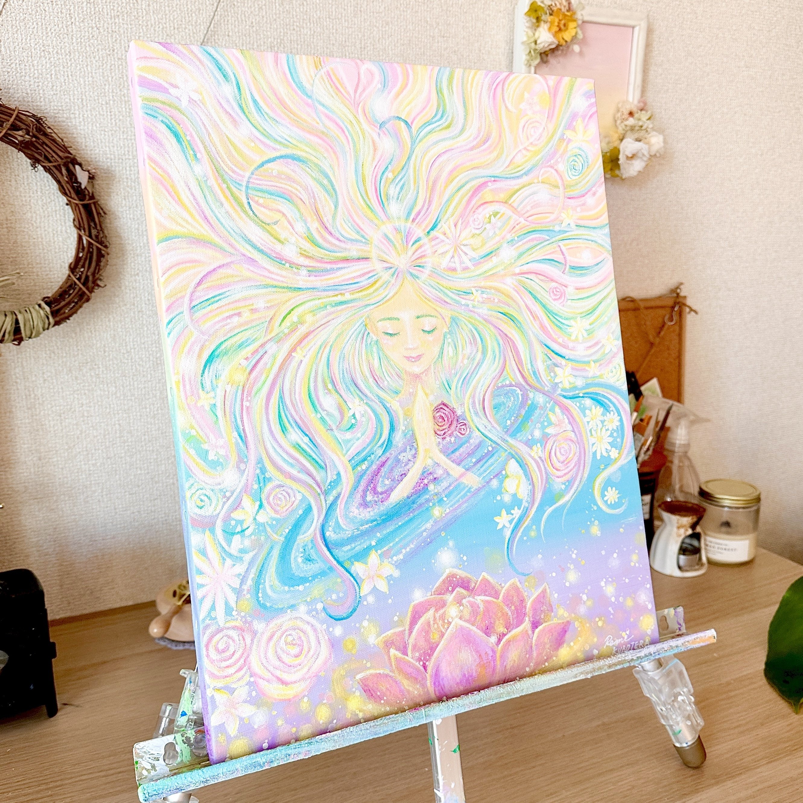 新作”祈り”｜Remi Kubotera/画家、アーティスト👩‍🎨