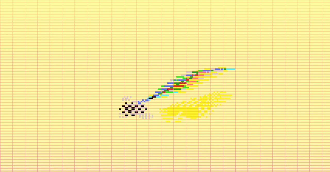 レトロゲーム機の制約に則ったドット絵を描く（MSX SCREEN2）｜Rui8bit