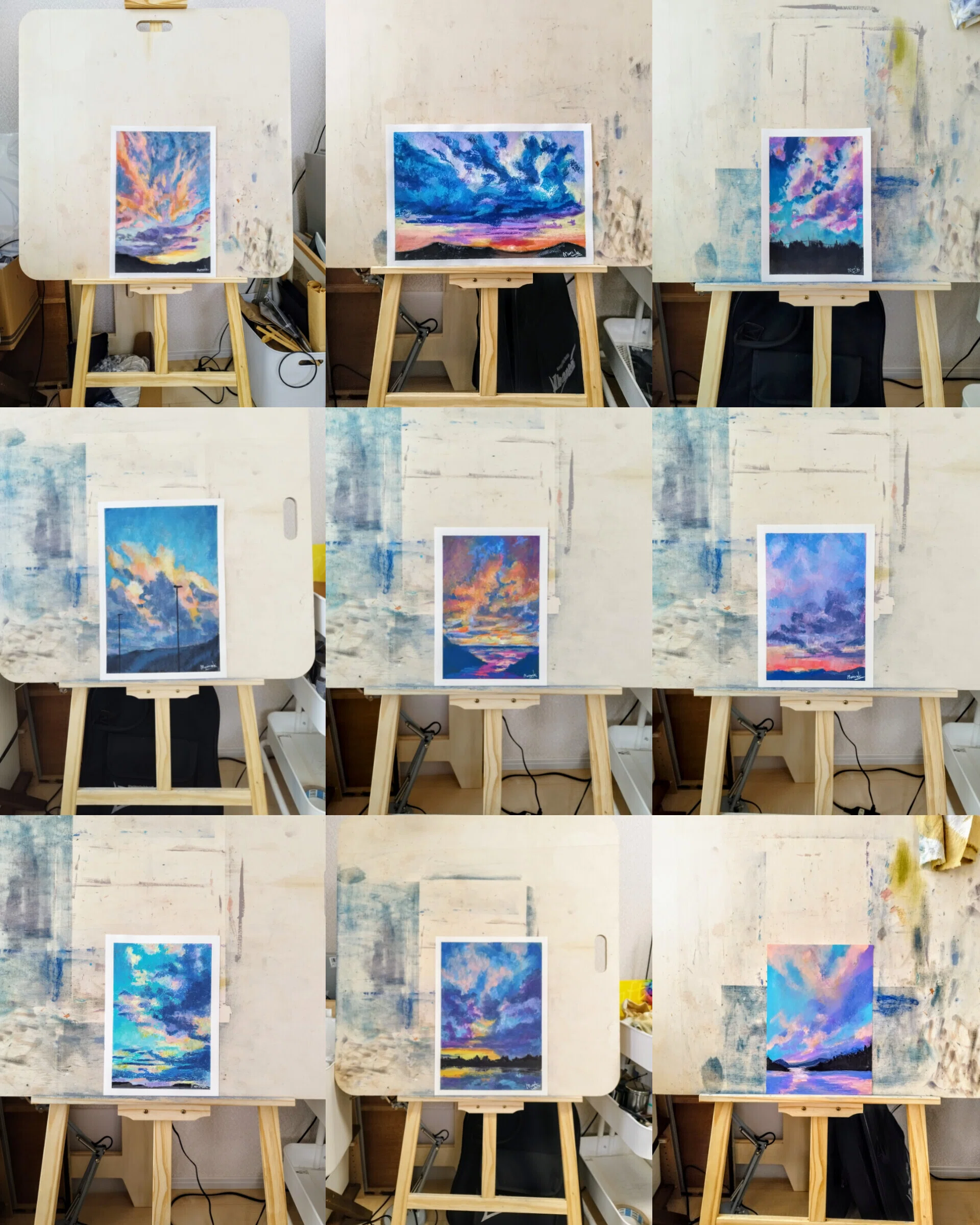 1年間オイルパステル画を描き続けてわかったこと｜モリワキユウ